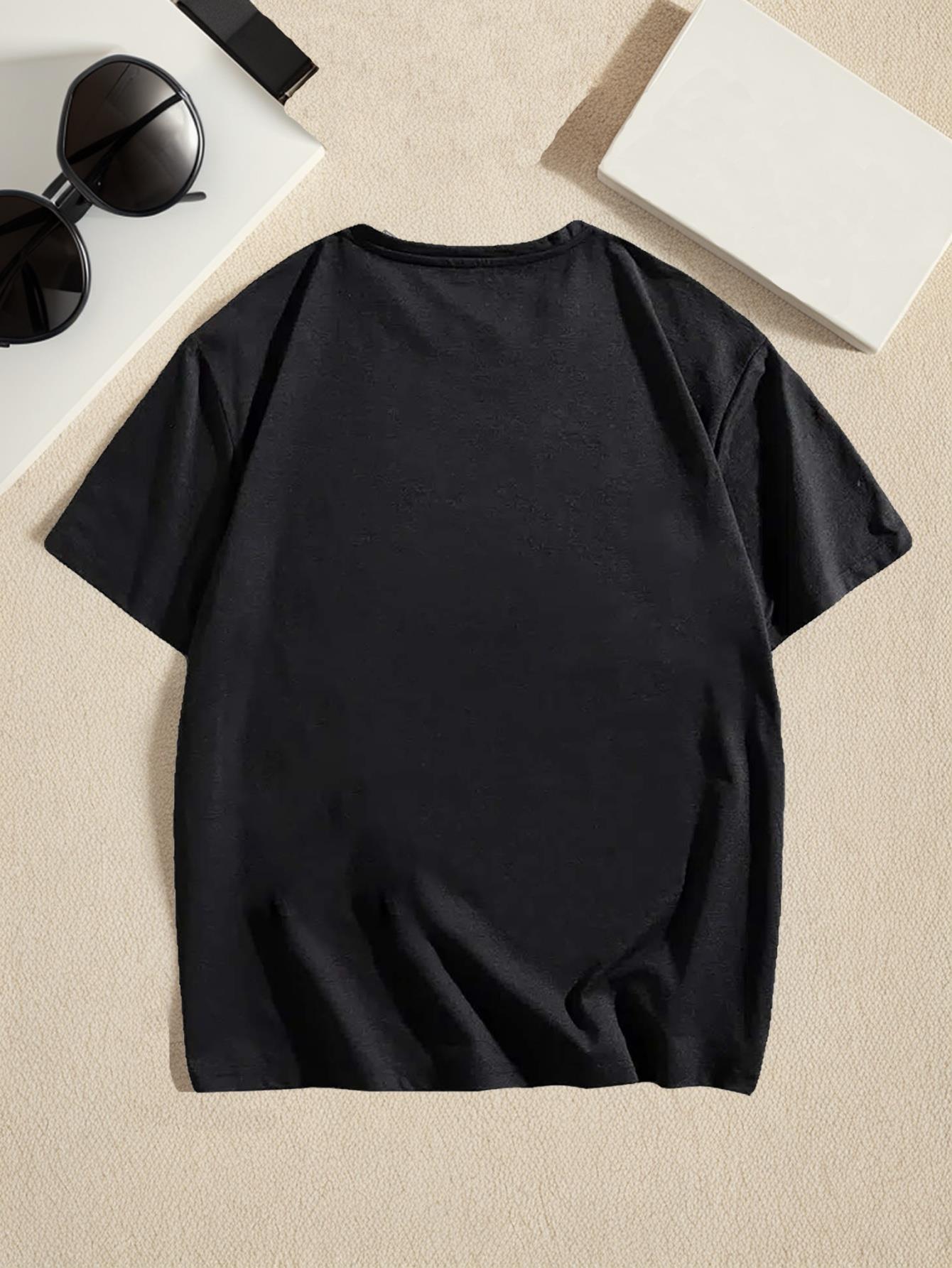 thumbnail image 2 of Best Cat Dad Ever" Graphic for Men - Breathable Polyester, Casual Round Neck T-Shirt for Summer Tee For Adult, Men, Women, Teen, Teenager, Adolescent,Youth, 2 of 6