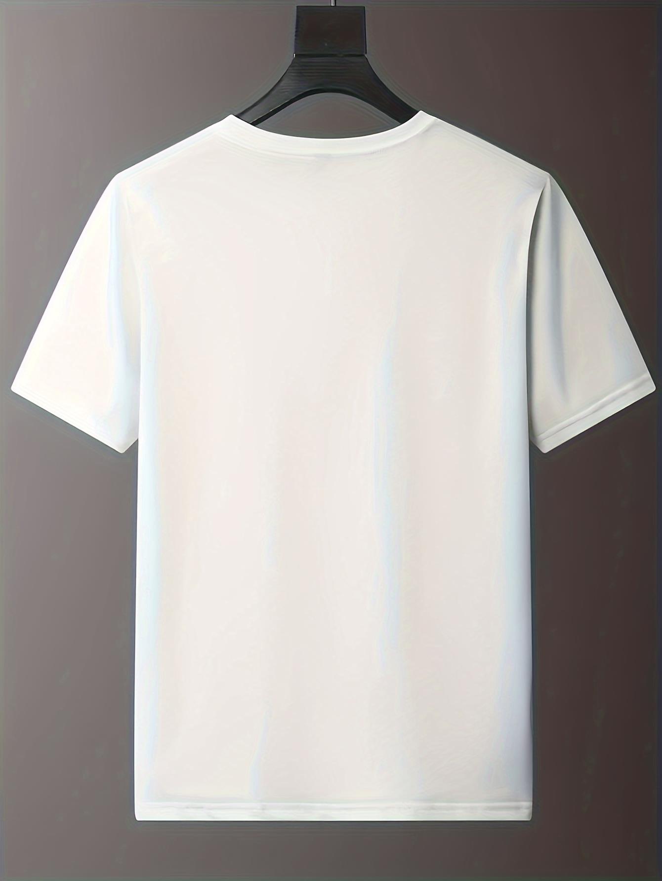 thumbnail image 2 of Bald men's crew neck fashion short sleeve sports t-shirt, comfortable and versatile, suitable for summer and spring, sporty style, comfortable fit, as a gift Tee For Adult, Men, Women, Teen, Teenager, 2 of 8