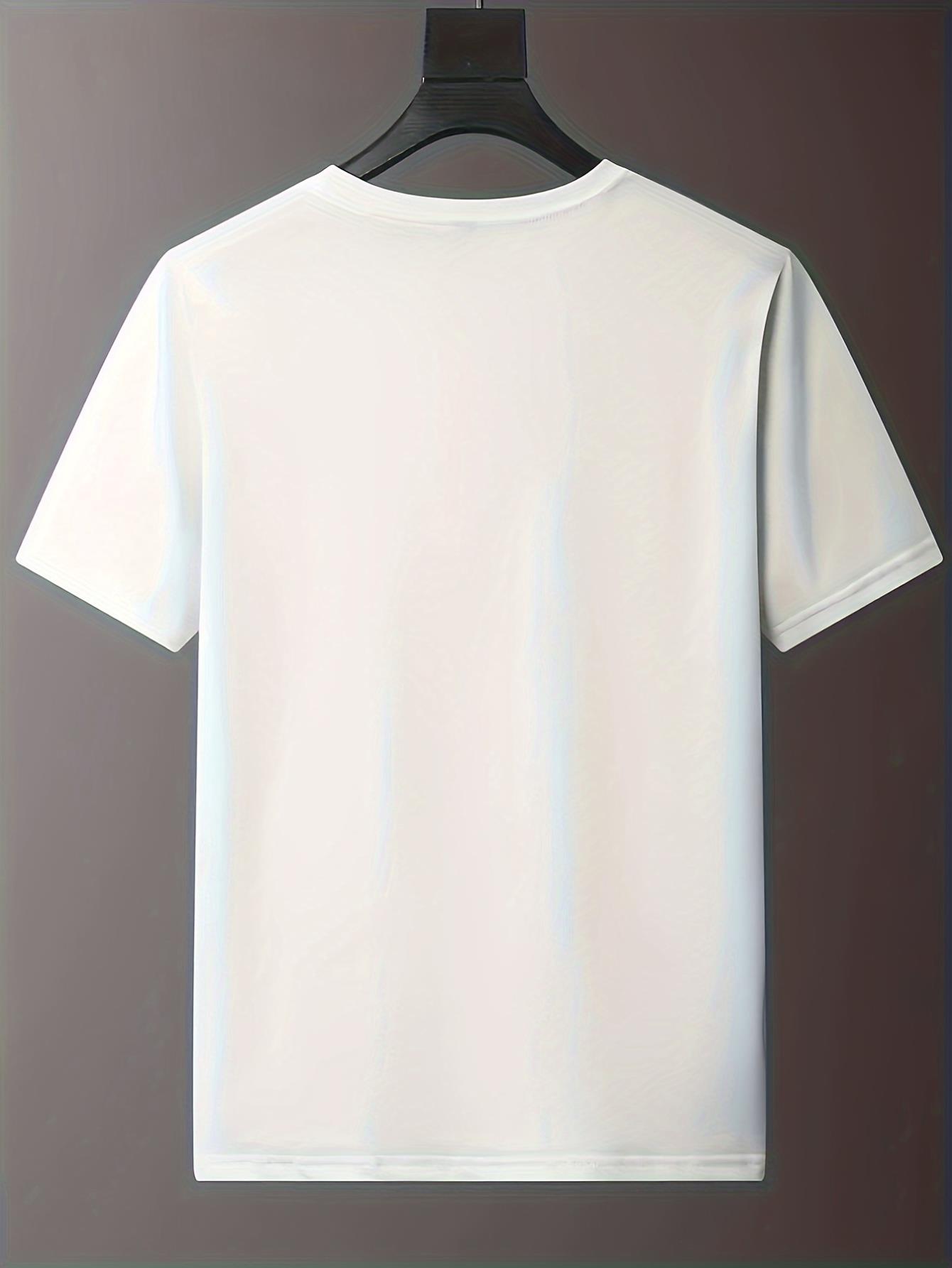 thumbnail image 2 of Funny Quotes Print Men's Round Neck Short Sleeve Fashion Regular Fit T-Shirt Top For Spring Summer Holiday Tee For Adult, Men, Women, Teen, Teenager, Adolescent,Youth, 2 of 6
