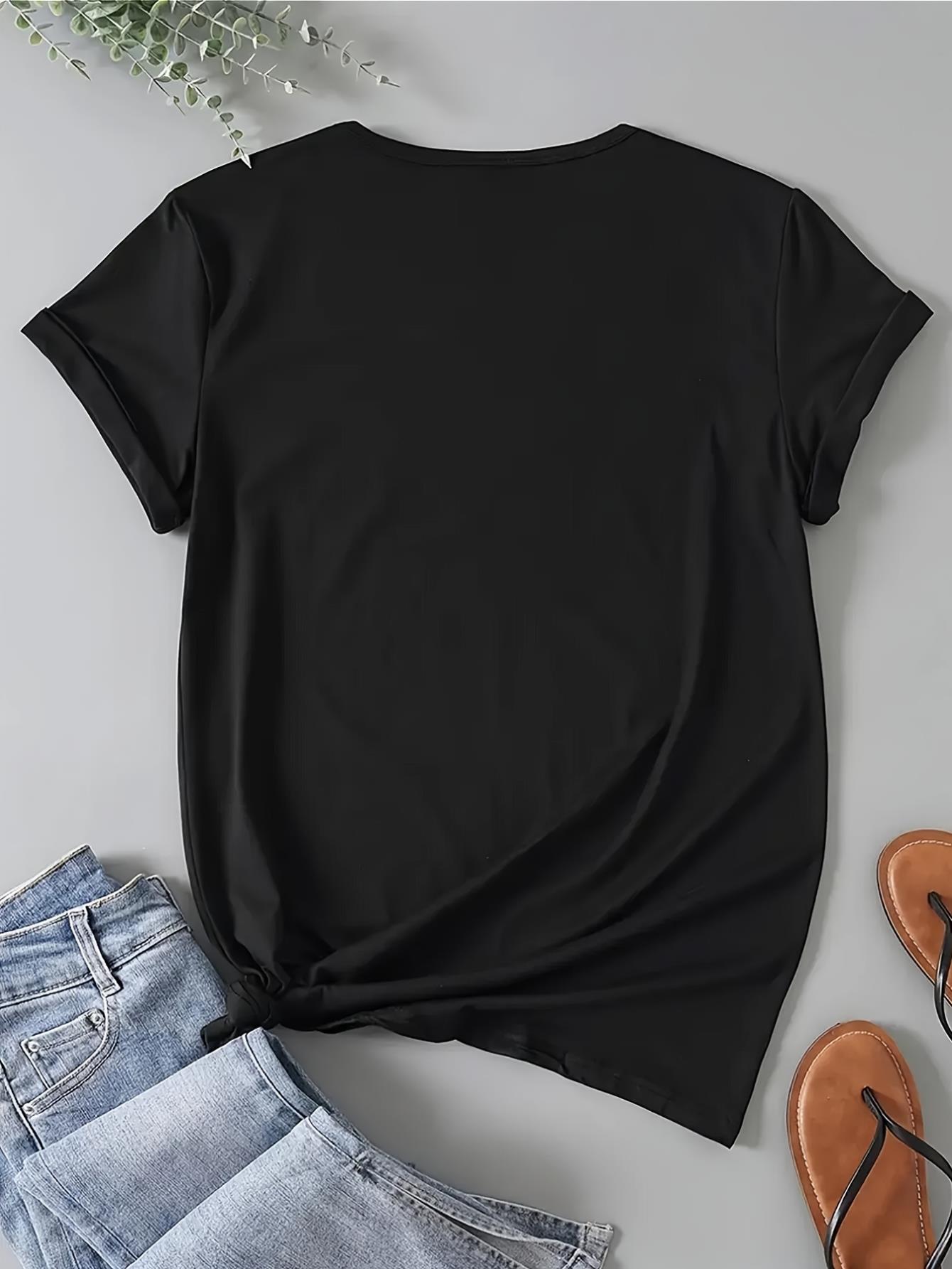 thumbnail image 3 of Camiseta patriótica "Veterana de EE. UU." - 100 % algodón, informal, cuello redondo, manga corta, ideal para celebraciones de verano y ropa informal. Para adultos, hombres, mujeres, adolescentes, jóv, 3 of 7