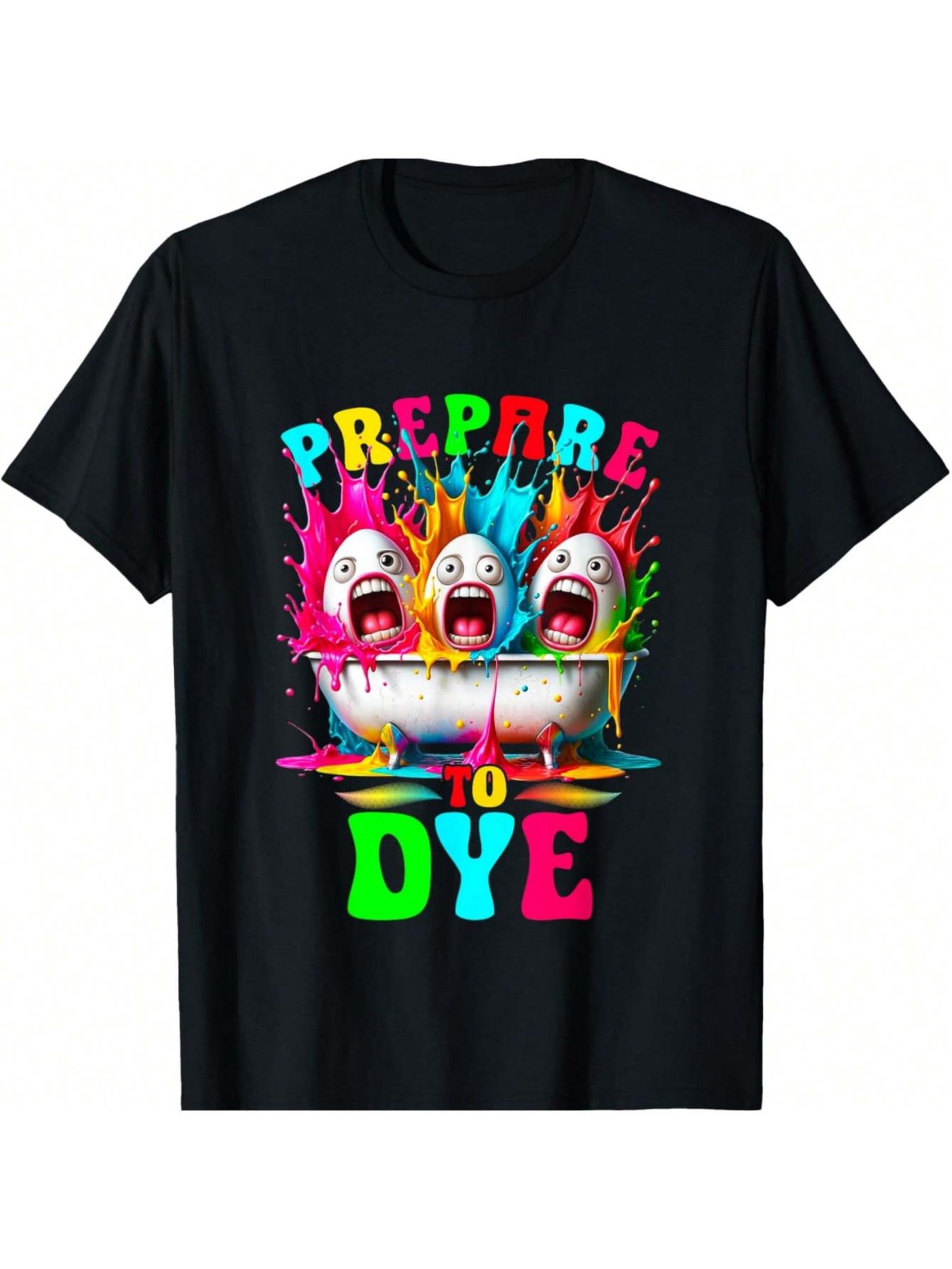 thumbnail image 1 of Prepare To Dye - Egg Hunting And Kids Easter Egg Dye T-Shirt, 1 of 6