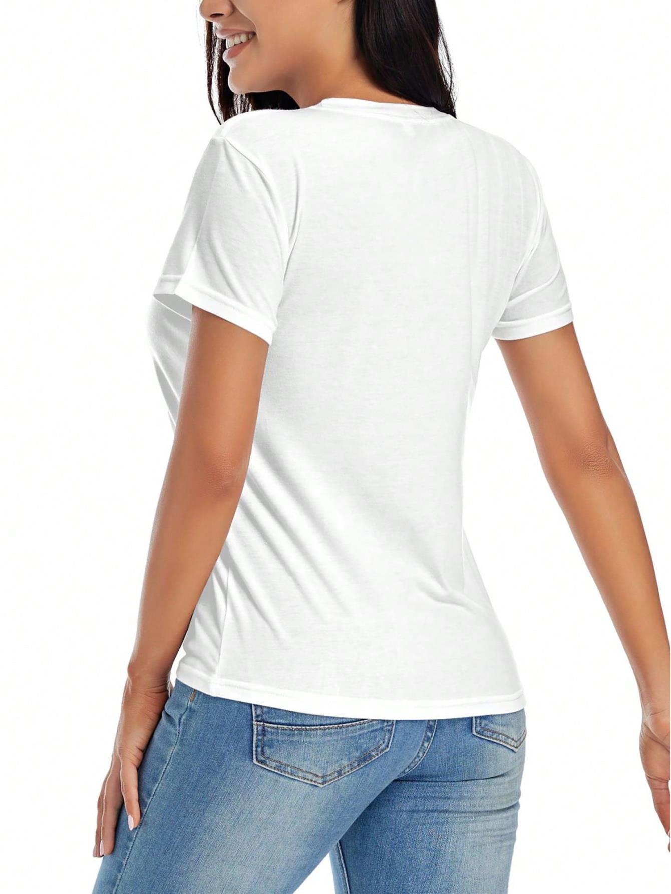 thumbnail image 2 of Happy Easter Bunny Daisy Floral Easter Bunny Face Women's T-Shirt, 100% Cotton Casual T-shirt, Soft and Breathable Short Sleeve, Perfect for Daily Wear, Outdoor Activities, Travel and Casual Home Sty, 2 of 7