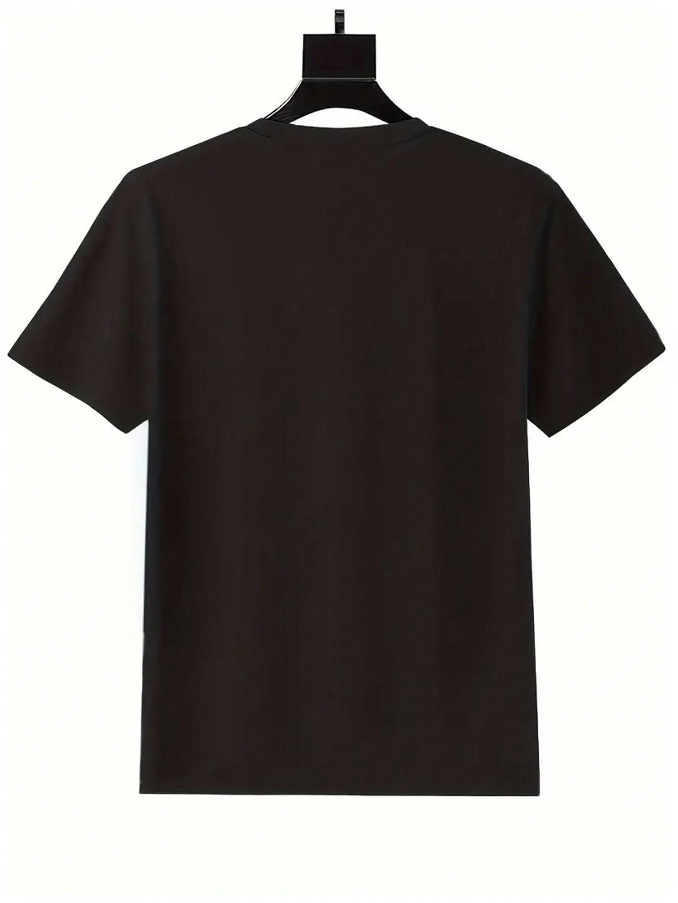 thumbnail image 2 of Valentine's Day Heart Graphic Printed T-Shirt, Casual Round Neck Short Sleeve Cotton Casual Streetwear, 2 of 5