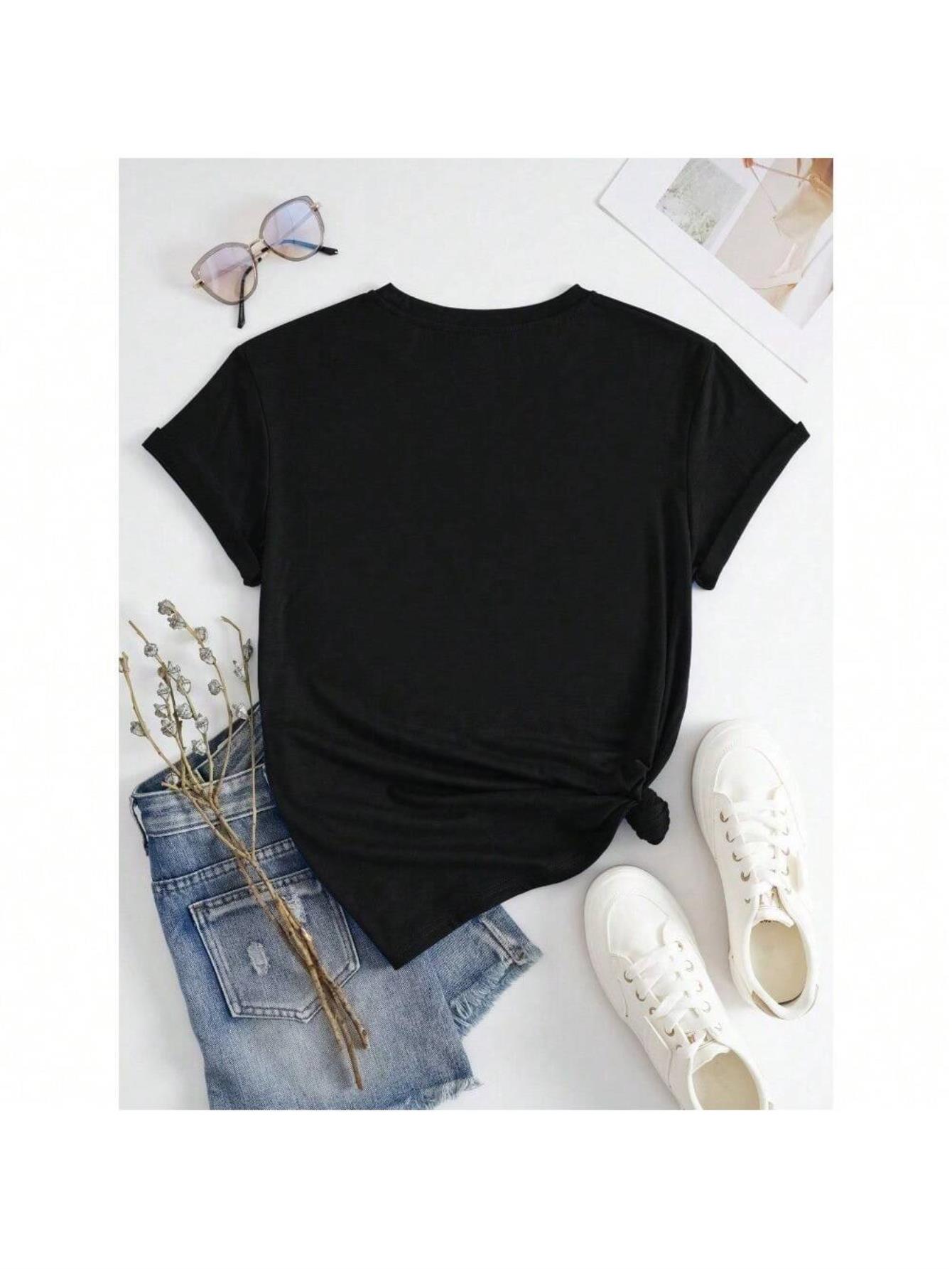 thumbnail image 2 of Valentines Day Shirts Love Heart Shirt Valentines Day Love Heart T-Shirt Printed T Shirt Women Tops, 2 of 8