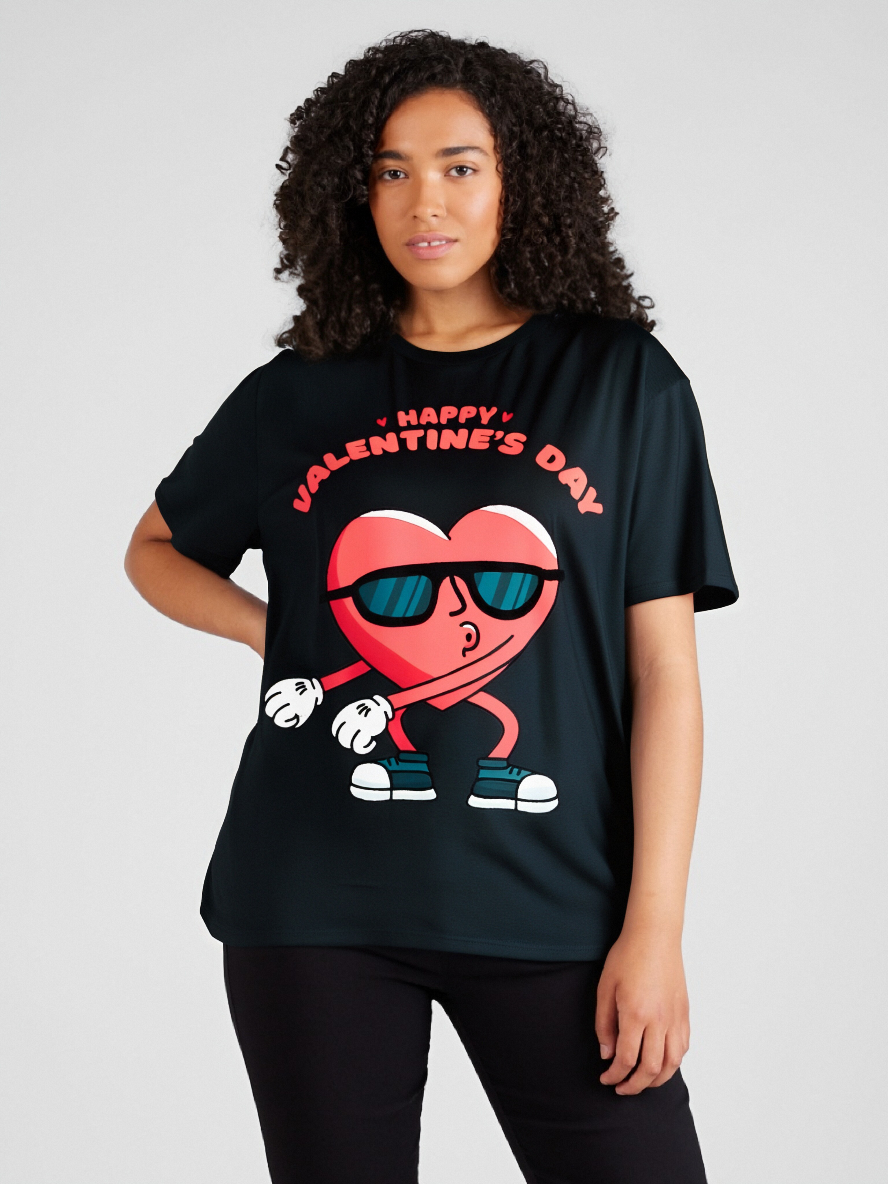Happy Valentine'S Day Funny Heart Valentine'S Day T-Shirt T-shirt 100% cotton T-shirt