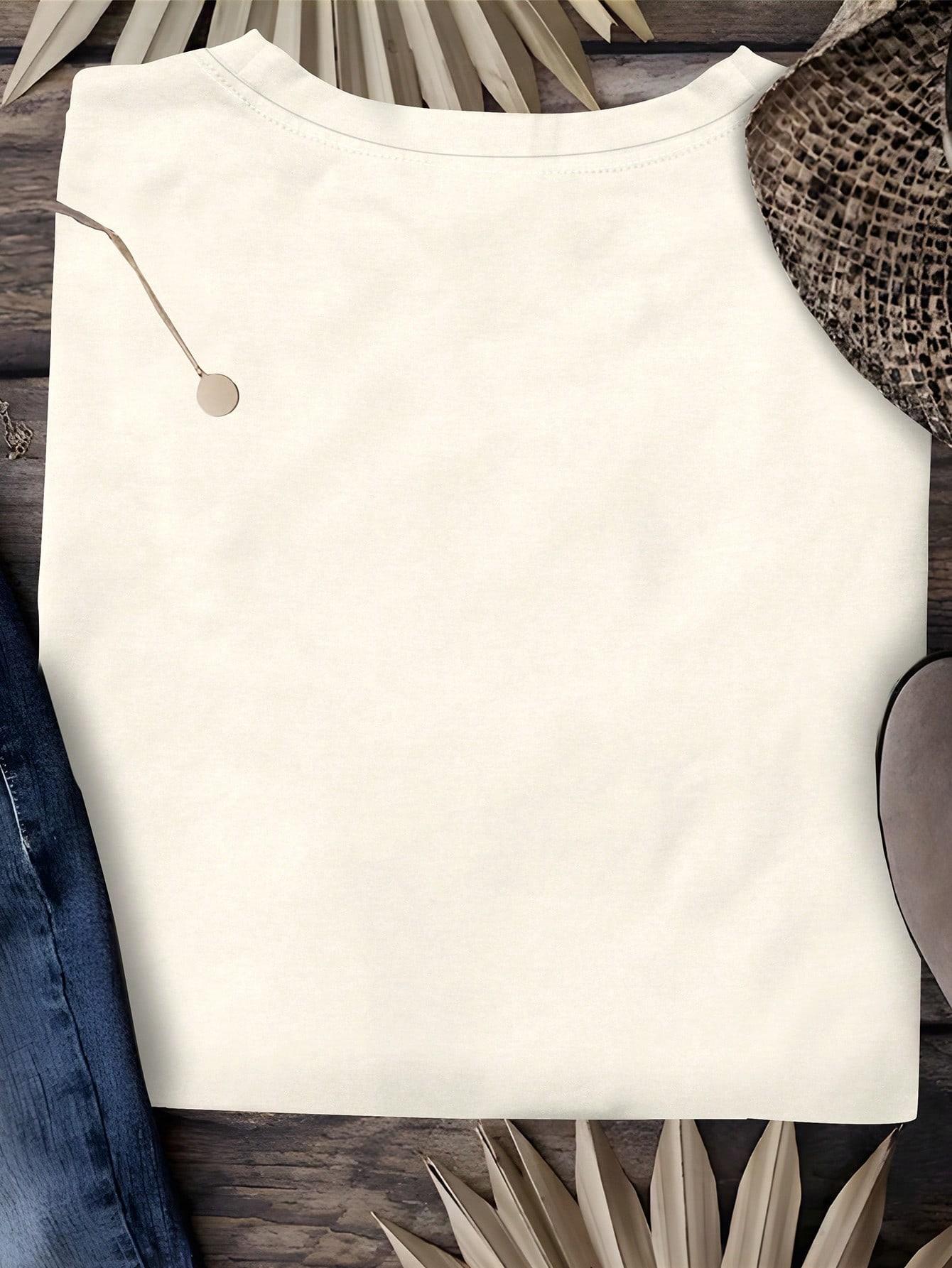 thumbnail image 3 of Valentine's Day Heart Graphic Print Casual Women Short Sleeve T-Shirt, 3 of 4