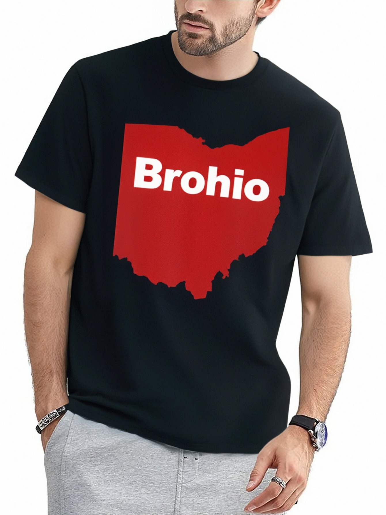 thumbnail image 1 of Brohio funny Ohio Bros Brohio T-Shirt, 1 of 7