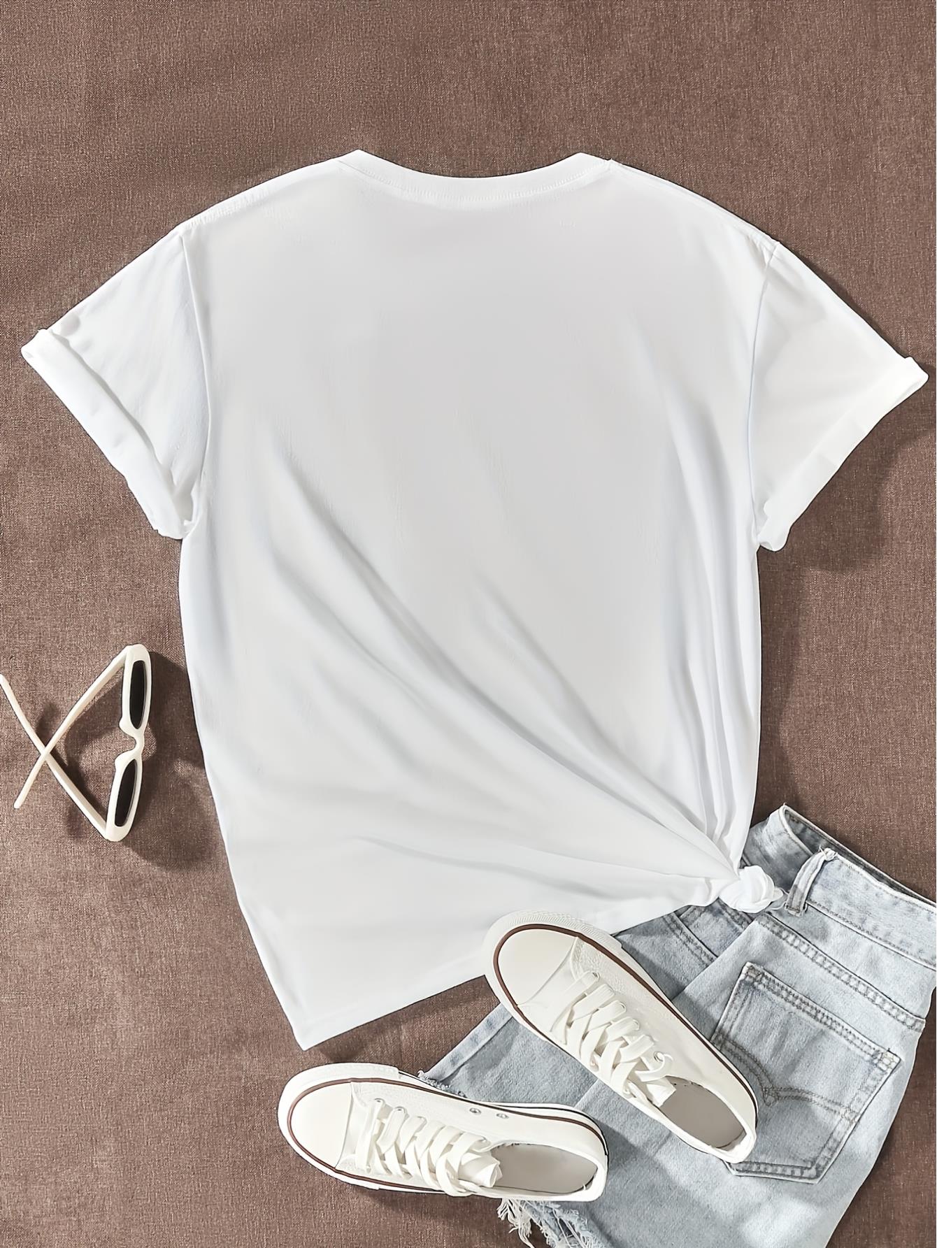 thumbnail image 2 of Easter&Easter Story, on The Third Day of His Resurrection, Christian Easter, He Was Resurrected Print Crew Neck T-Shirt, Four Seasons Casual Short-Sleeved Round Neck T-Shirt, Women'S Clothing, 2 of 6