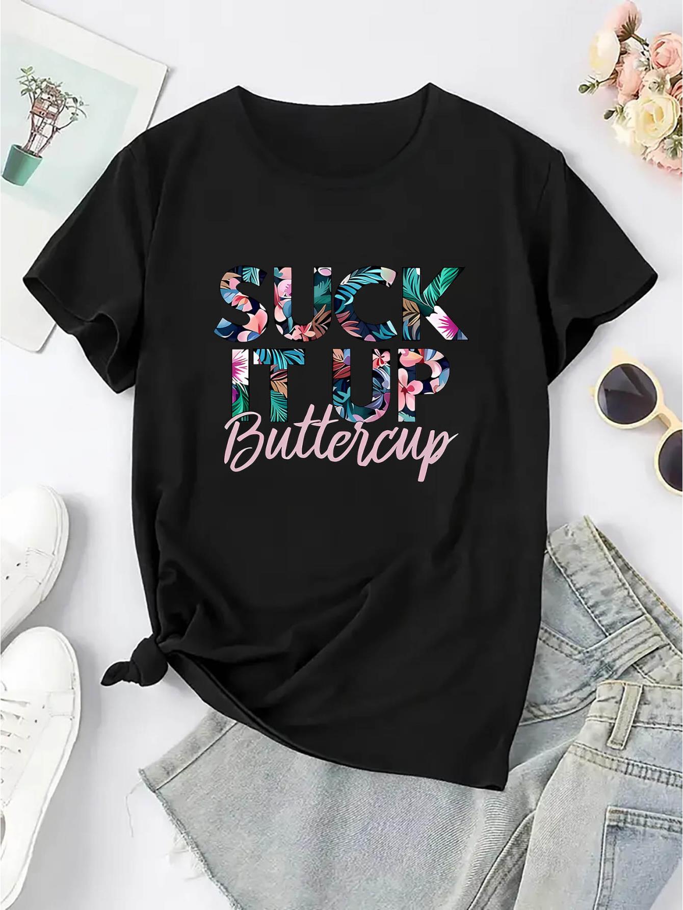 thumbnail image 4 of Women's Casual Floral Print T-Shirt - Comfy Crew Neck Short Sleeve, Stretchy Polyester Blend, Machine Washable - Perfect for Summer & Casual Attire, 4 of 8