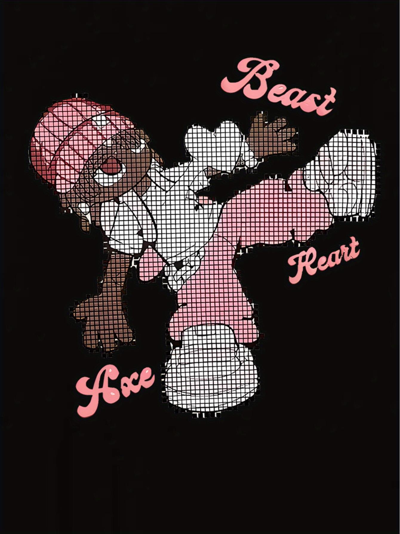 thumbnail image 3 of Women'S Fashion Casual Round Neck Short Sleeve T-Shirt, Creative Cartoon Print, Comfortable Summer Top, Polyester Blend, All-Season, Ladies Leisure Sportswear, 3 of 8