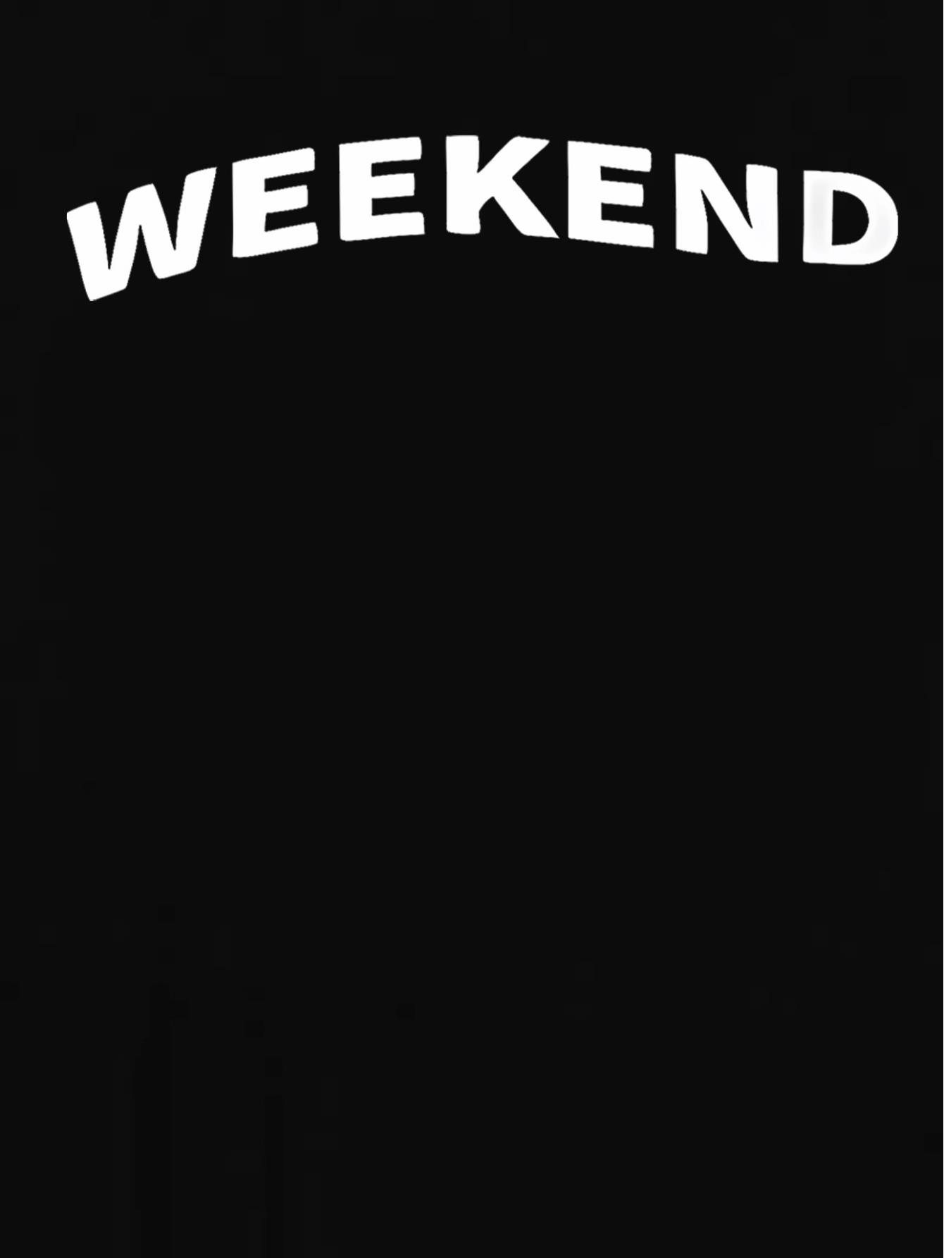thumbnail image 4 of Women's Casual Chic Weekend Graphic Tee - Comfy Stretchy Polyester & Spandex Blend, Round Neck Short Sleeve T-Shirt with Letter Print, Machine Washable - Perfect for Summer, 4 of 8