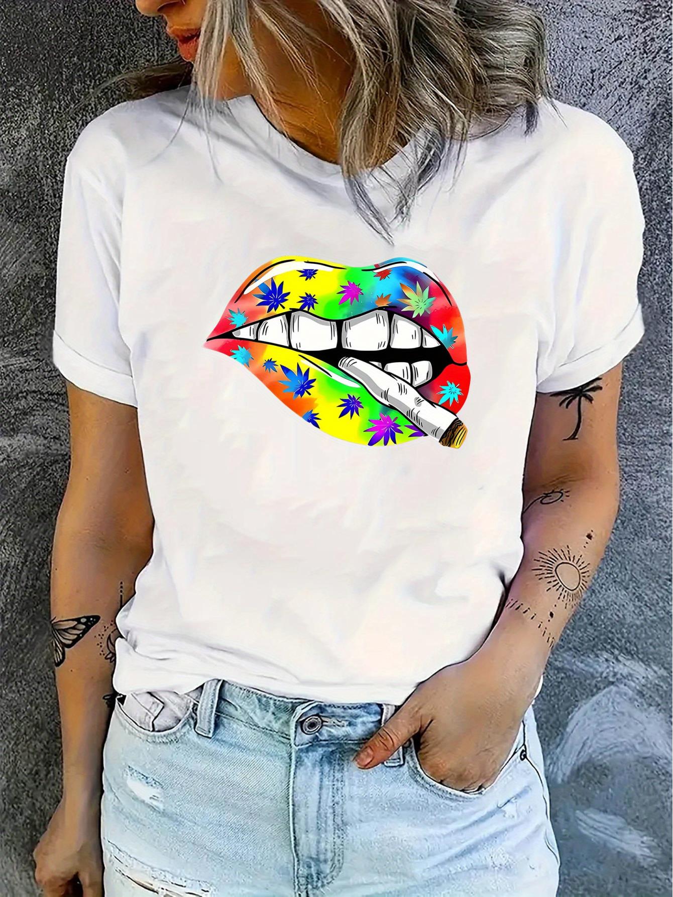 thumbnail image 2 of Chic Snake Print Women's T-Shirt - Casual Crew Neck, Short Sleeve, Stretchy Polyester Blend, Machine Washable - Perfect for Summer & Everyday Fashion, 2 of 8
