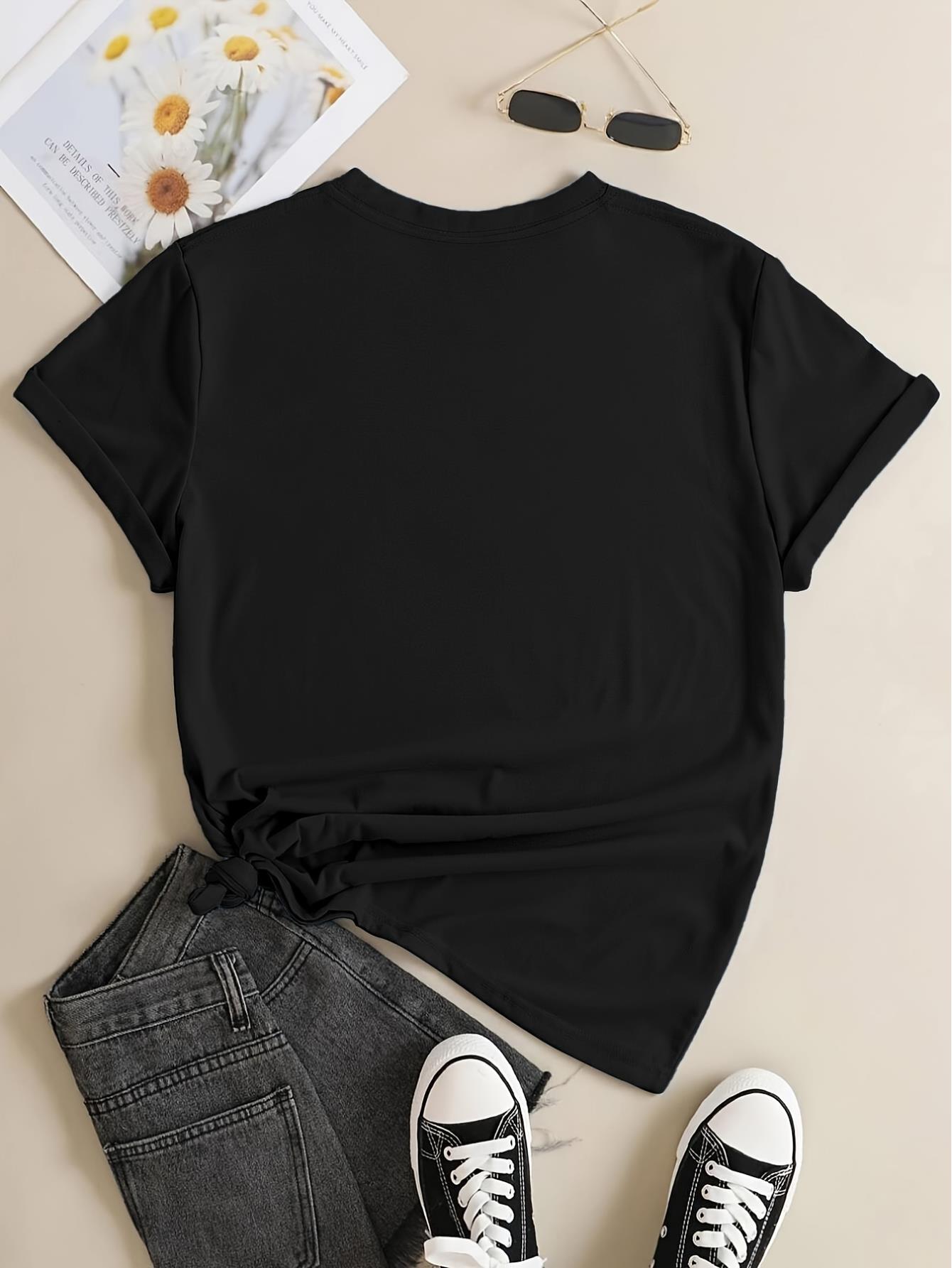 thumbnail image 2 of Trump 2025 Victory Pattern Women's T-Shirt - Comfortable Cotton Crew Neck Short Sleeve Sweatshirt, Machine Washable, 2 of 6