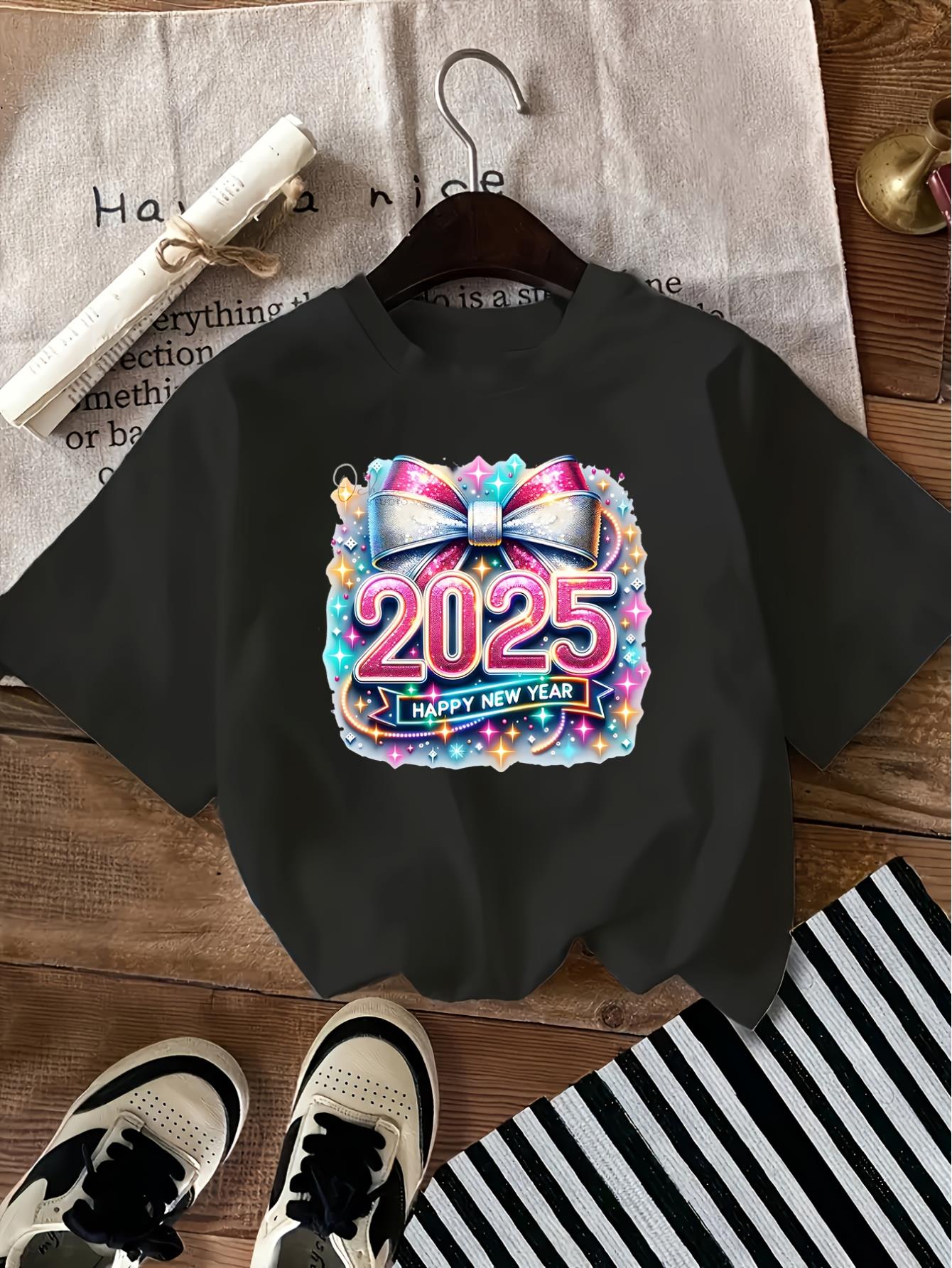 thumbnail image 1 of A Round-Neck Printed T-Shirt, Vintage Casual Printed Top for Women., 1 of 6