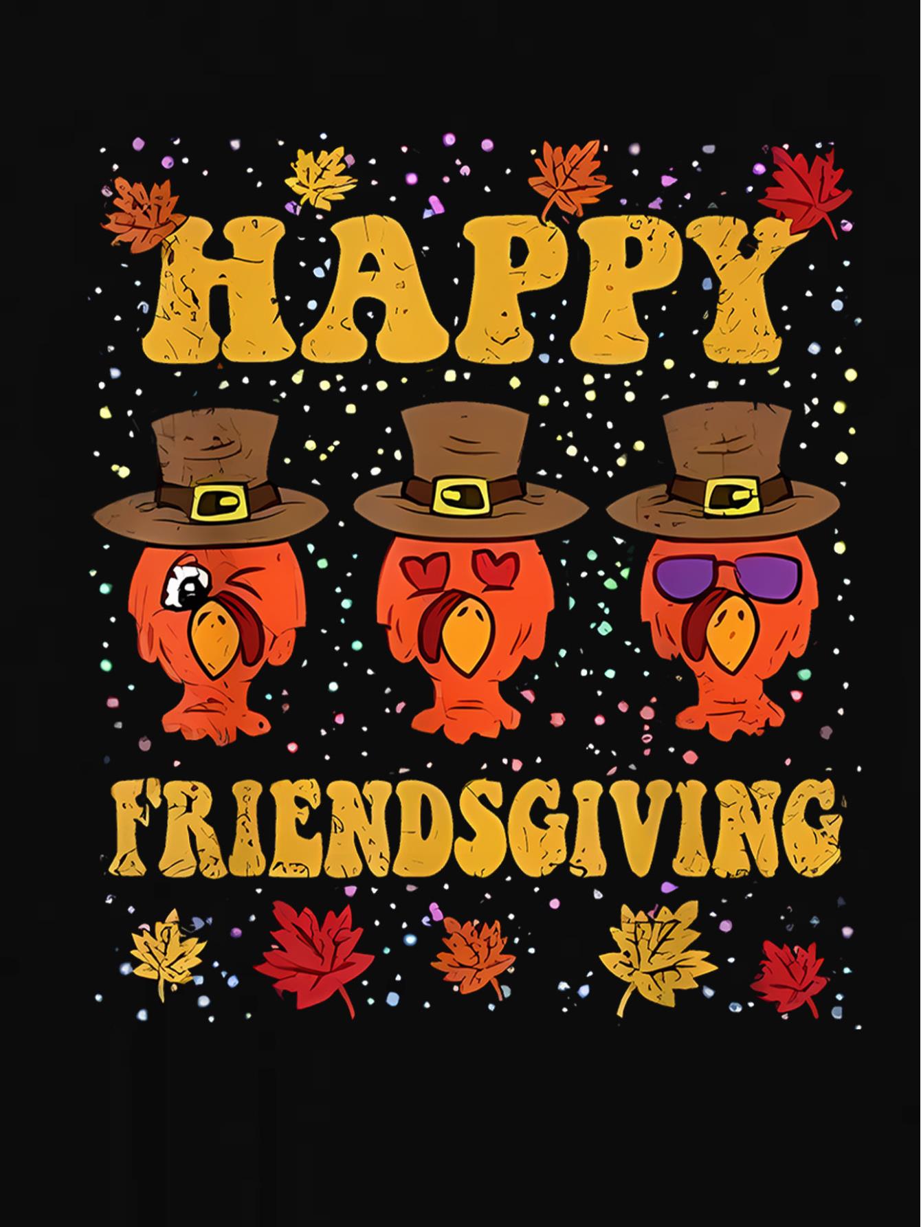 thumbnail image 4 of Women's Fun Turkey Print T-Shirt - Casual Crew Neck, Short Sleeve, Stretchy Polyester Blend, Machine Washable - Perfect for Spring & Summer, 4 of 8