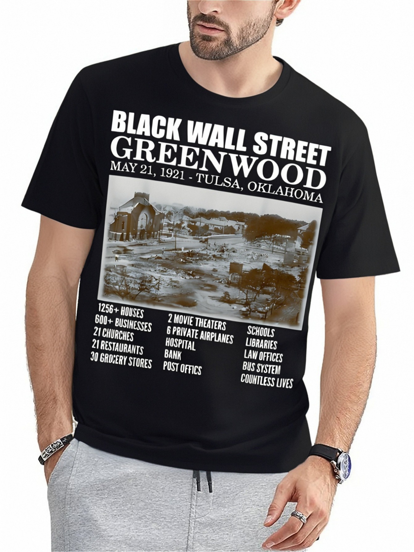 Men's 100% Cotton T-Shirt with Sea Cruising Boat Scenery Print, Casual Round Neck Short Sleeves, Patrol Ship