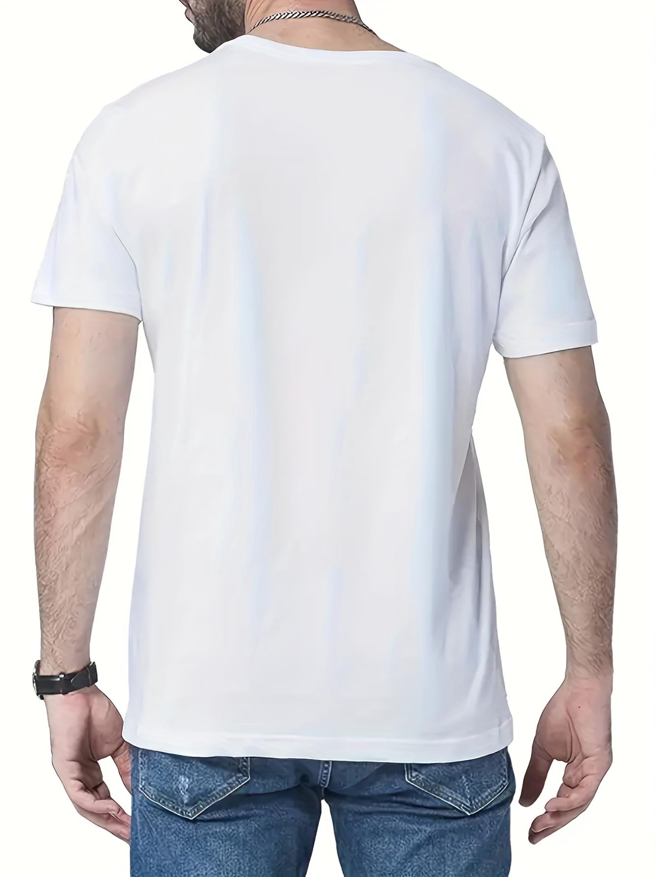 thumbnail image 2 of Funny Girlfriend Things Letter Pattern Print Men's Comfy Chic T-shirt, Graphic Tee Men's Summer Outdoor Clothes, Men's Clothing, Tops For Men, Gift For Men, 2 of 6