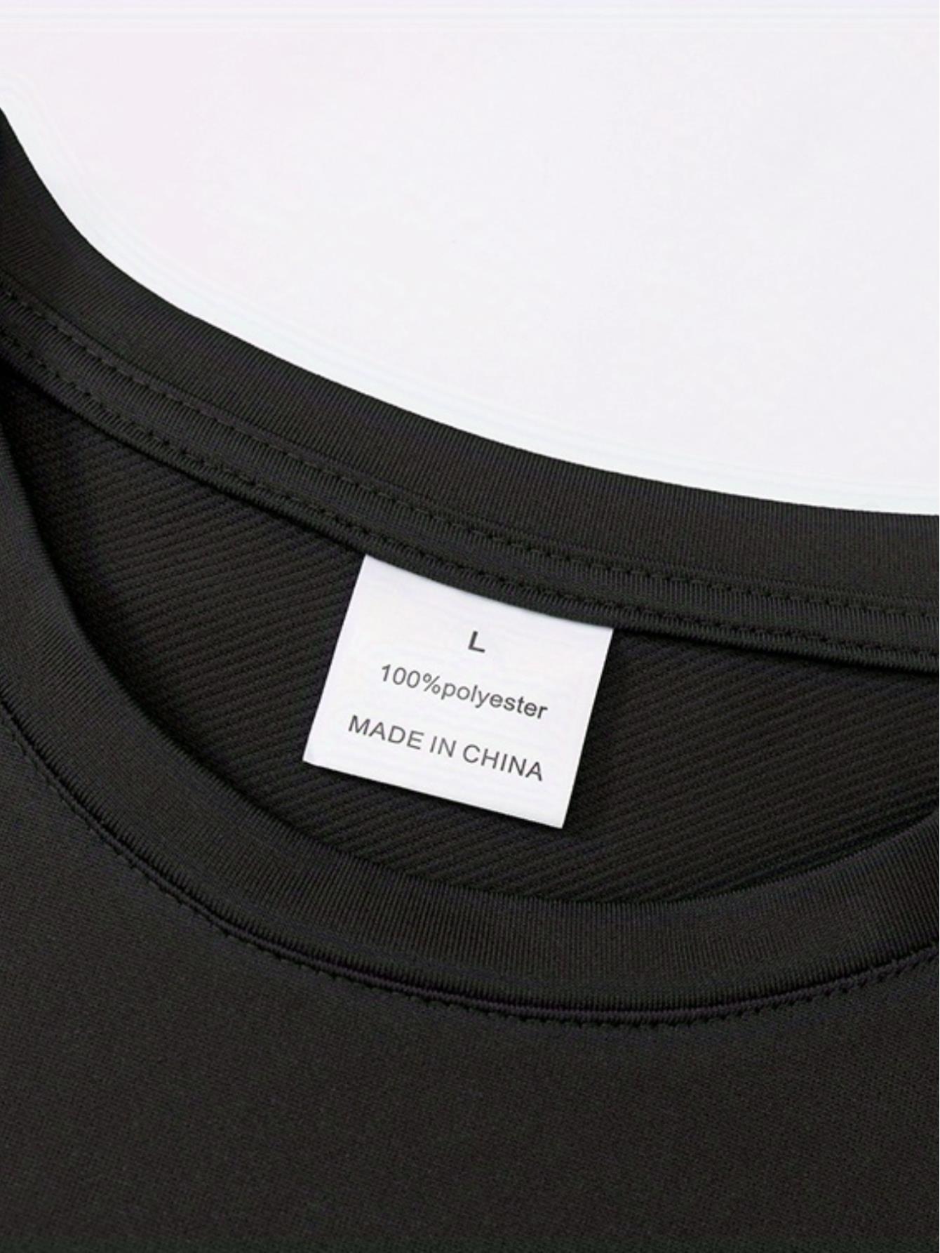 thumbnail image 3 of MY MOM DIDN'T RAISE A DUMMY Letter Graphic Print Men's Creative Top, Casual Short Sleeve Crew Neck T-shirt, Men's Clothing For Summer Outdoor, 3 of 6