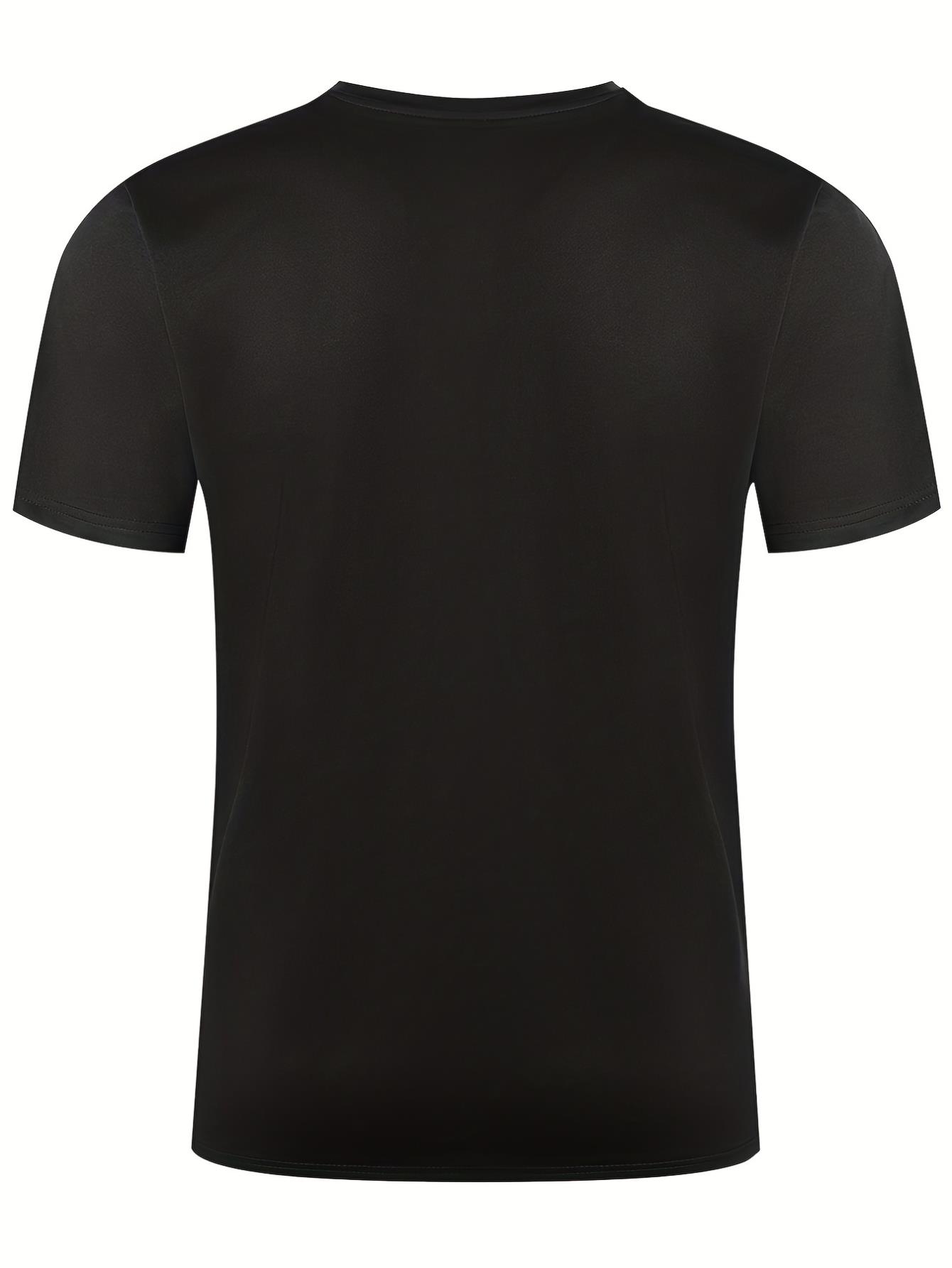 thumbnail image 2 of MY MOM DIDN'T RAISE A DUMMY Letter Graphic Print Men's Creative Top, Casual Short Sleeve Crew Neck T-shirt, Men's Clothing For Summer Outdoor, 2 of 6