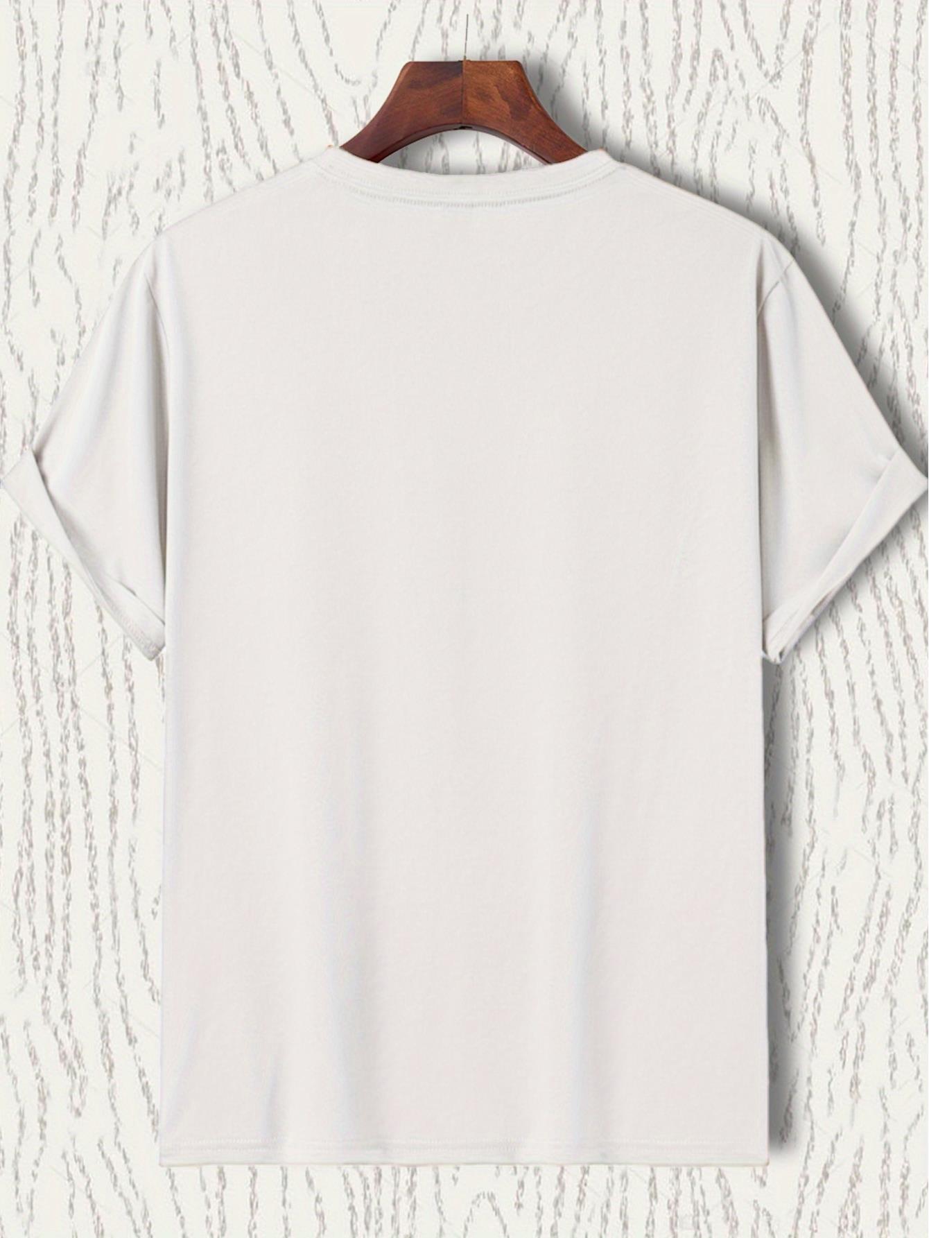 thumbnail image 3 of Men's Casual Summer T-Shirt with Printed Design, Polyester Knit Fabric, Round Neck, Regular Fit, Adult Unisex - Humorous "I've Got Your Back" Graphic, 3 of 8