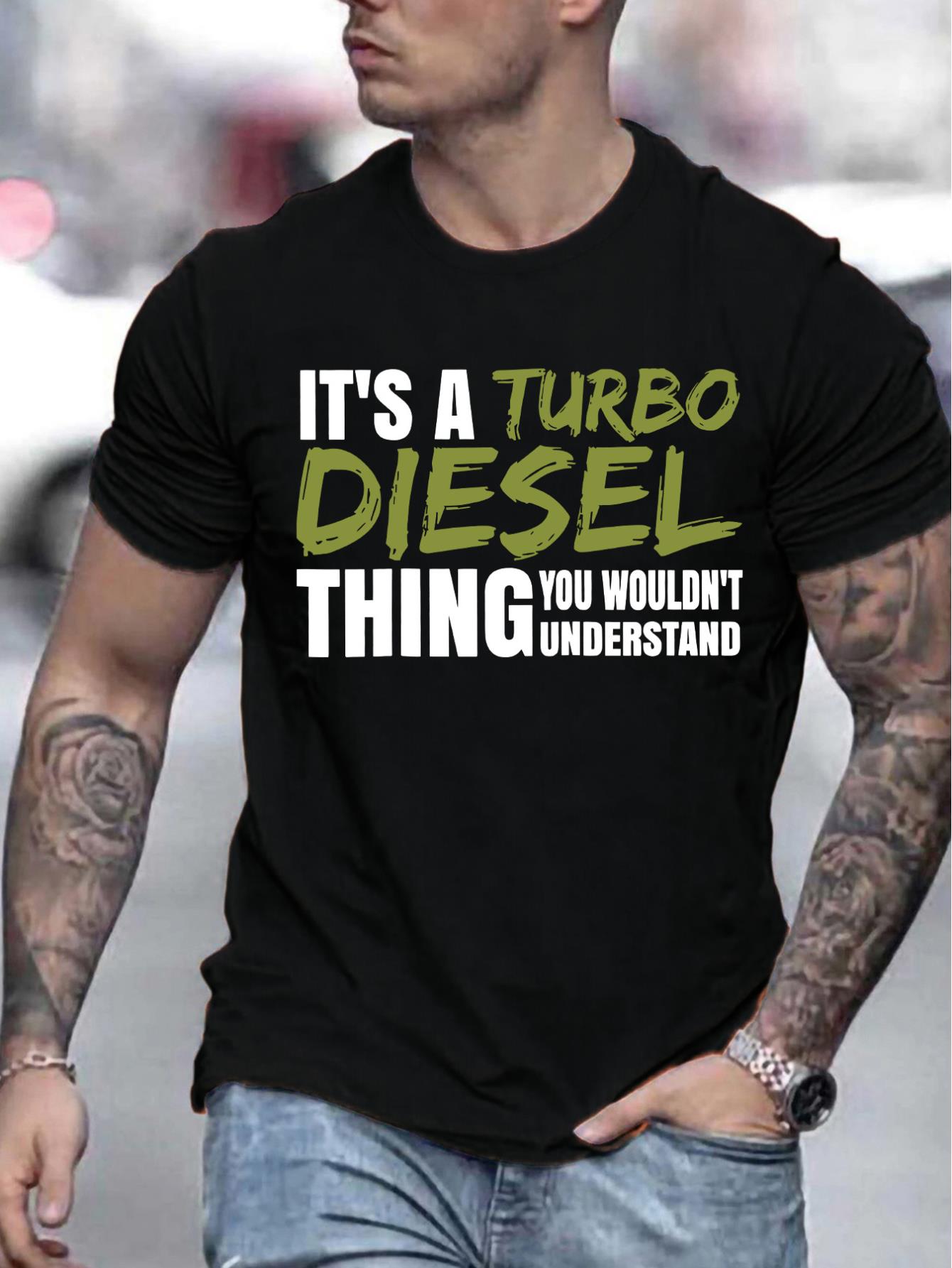 thumbnail image 1 of Men's Casual Fashion T-Shirt with Trendy Print, Round Neck - Machine Washable, Summer Wear, 1 of 8
