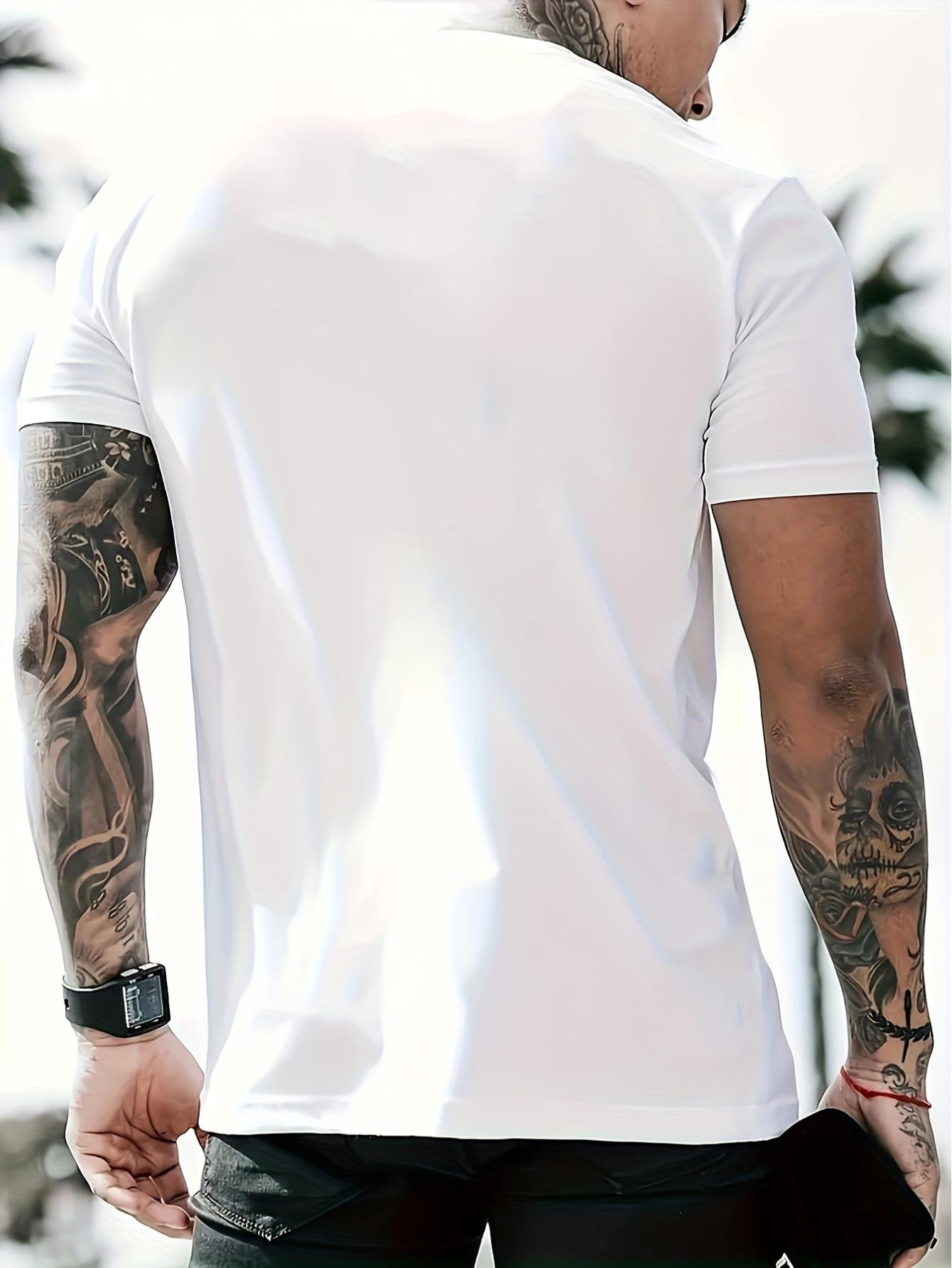thumbnail image 2 of 1pc Men'S Casual Crew Neck T-Shirt with "Ermm, What the Sigma?" Print, Slight Stretch, Regular Fit, Summer Fashion Top for Adults, 2 of 8