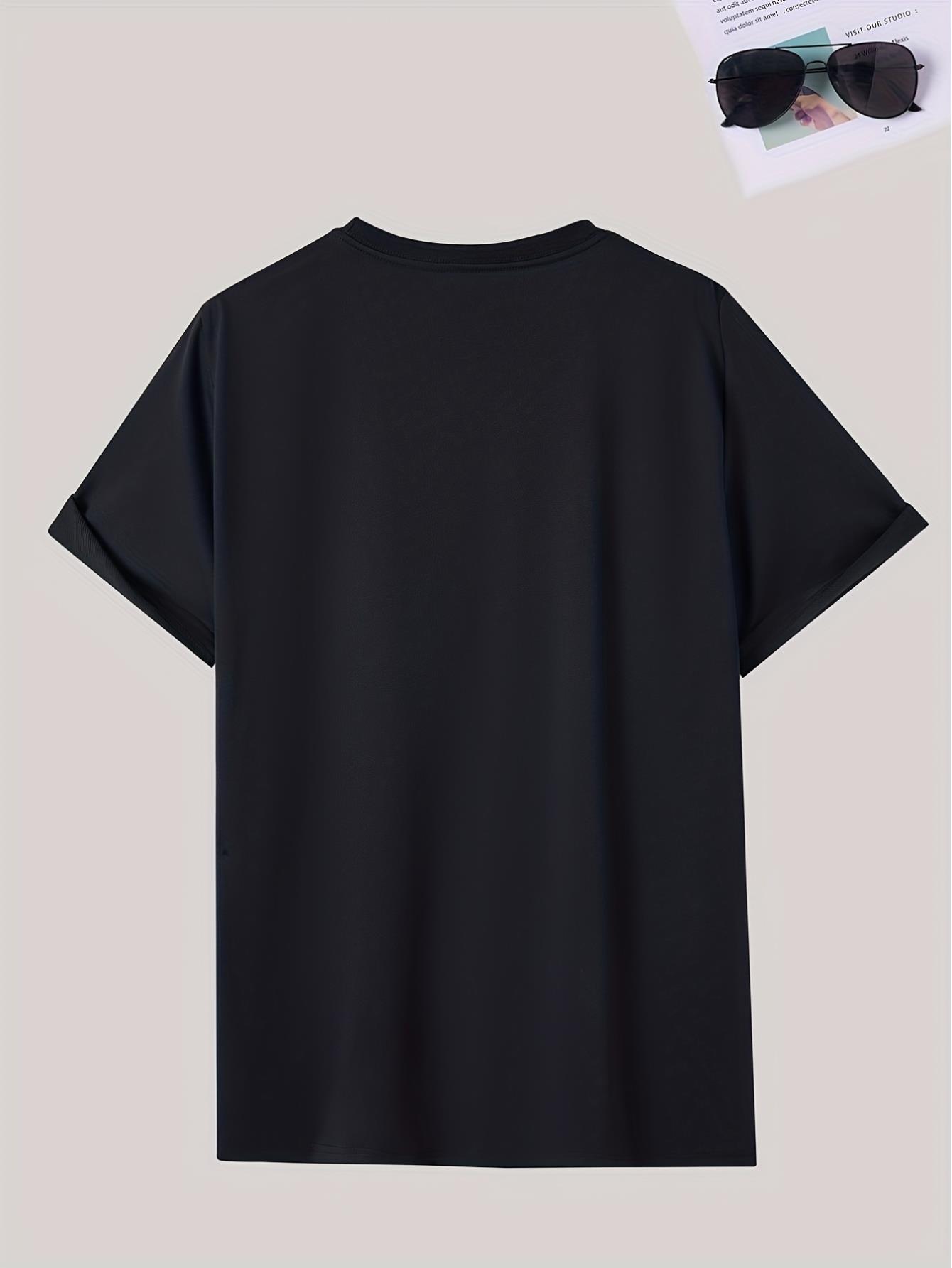 thumbnail image 3 of Men's Summer Fashion T-Shirt with Unique Print Design - Casual Round Neck, Short Sleeve, Machine Washable, 3 of 8