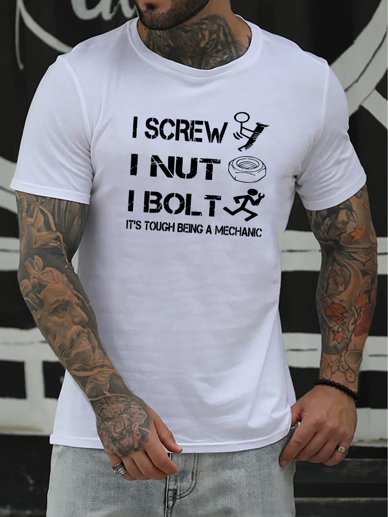 thumbnail image 1 of Men's Summer Fashion T-Shirt with Unique Graphic Print - Casual Round Neck, Short Sleeve, Machine Washable, 1 of 8