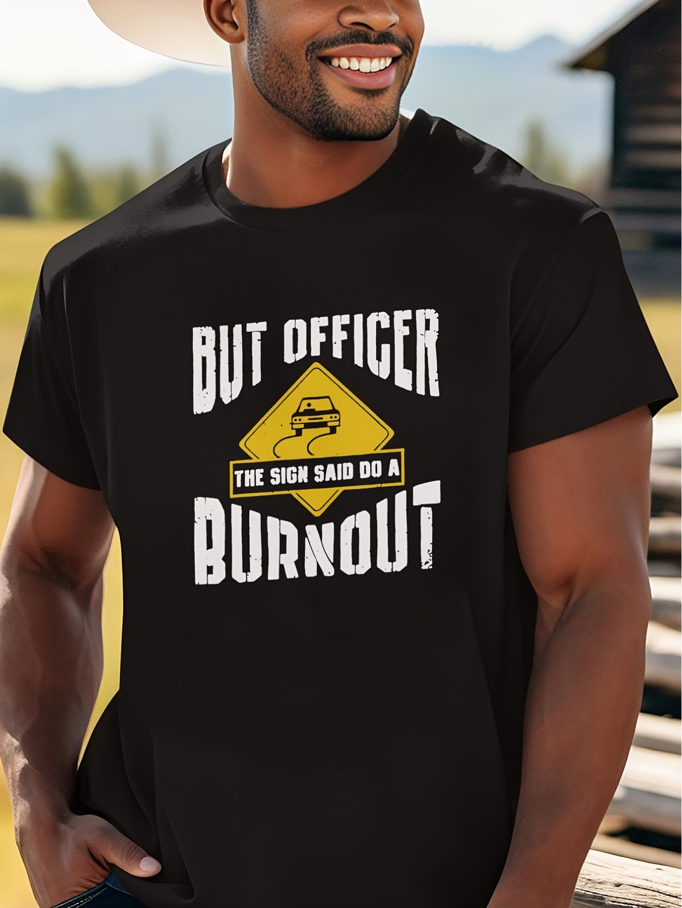 Casual Fashion T-shirt For Men, Graphic Print Short Sleeve Tees Tops, Men's Clothing, Short sleeves, Round Neck Tees