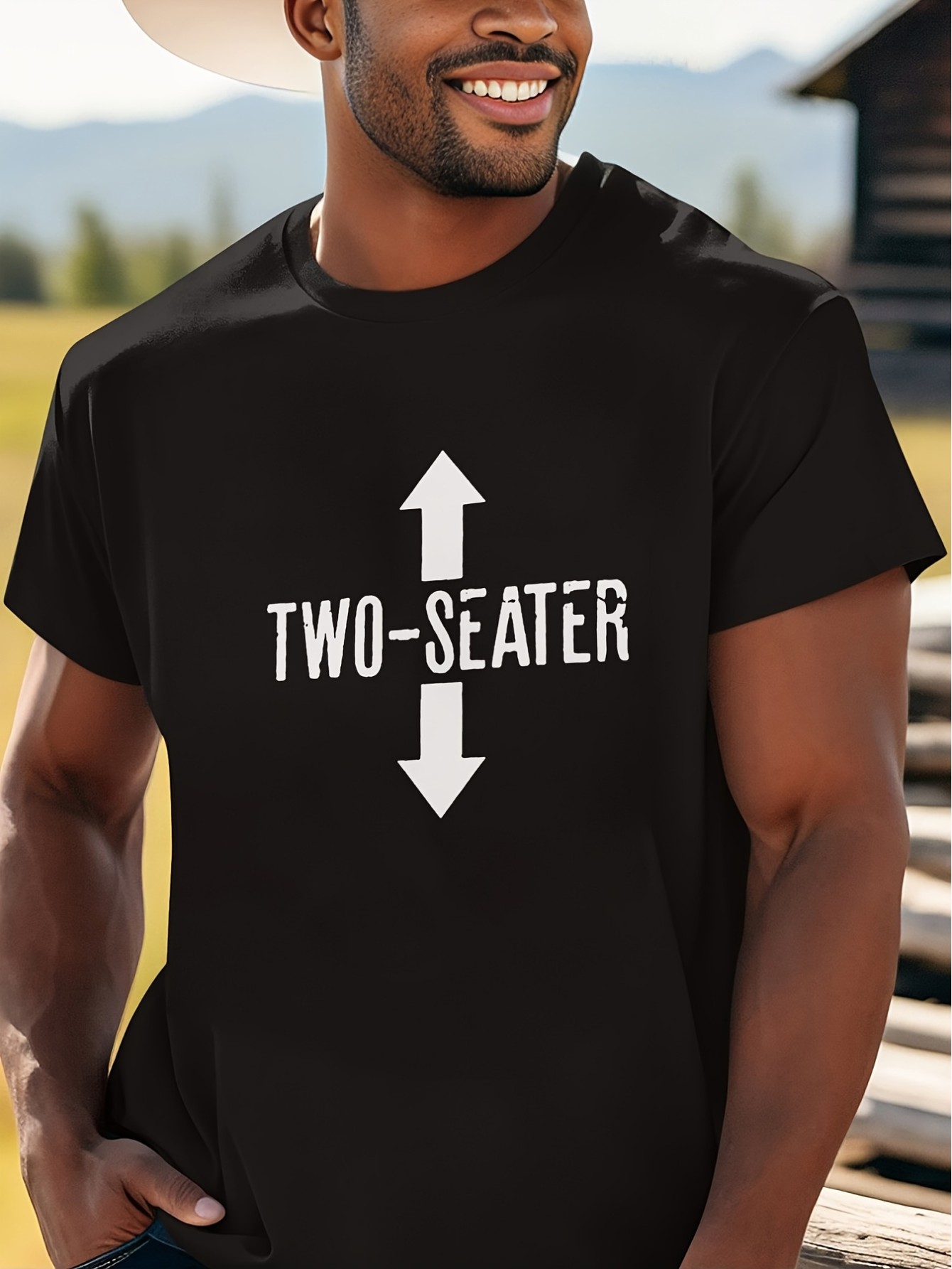 thumbnail image 1 of Men Fashion Casual Graphic Print T-Shirt - Short Sleeve, Comfortable & Stylish Tees Tops for Everyday Wear - Ideal Men Clothing, 1 of 2