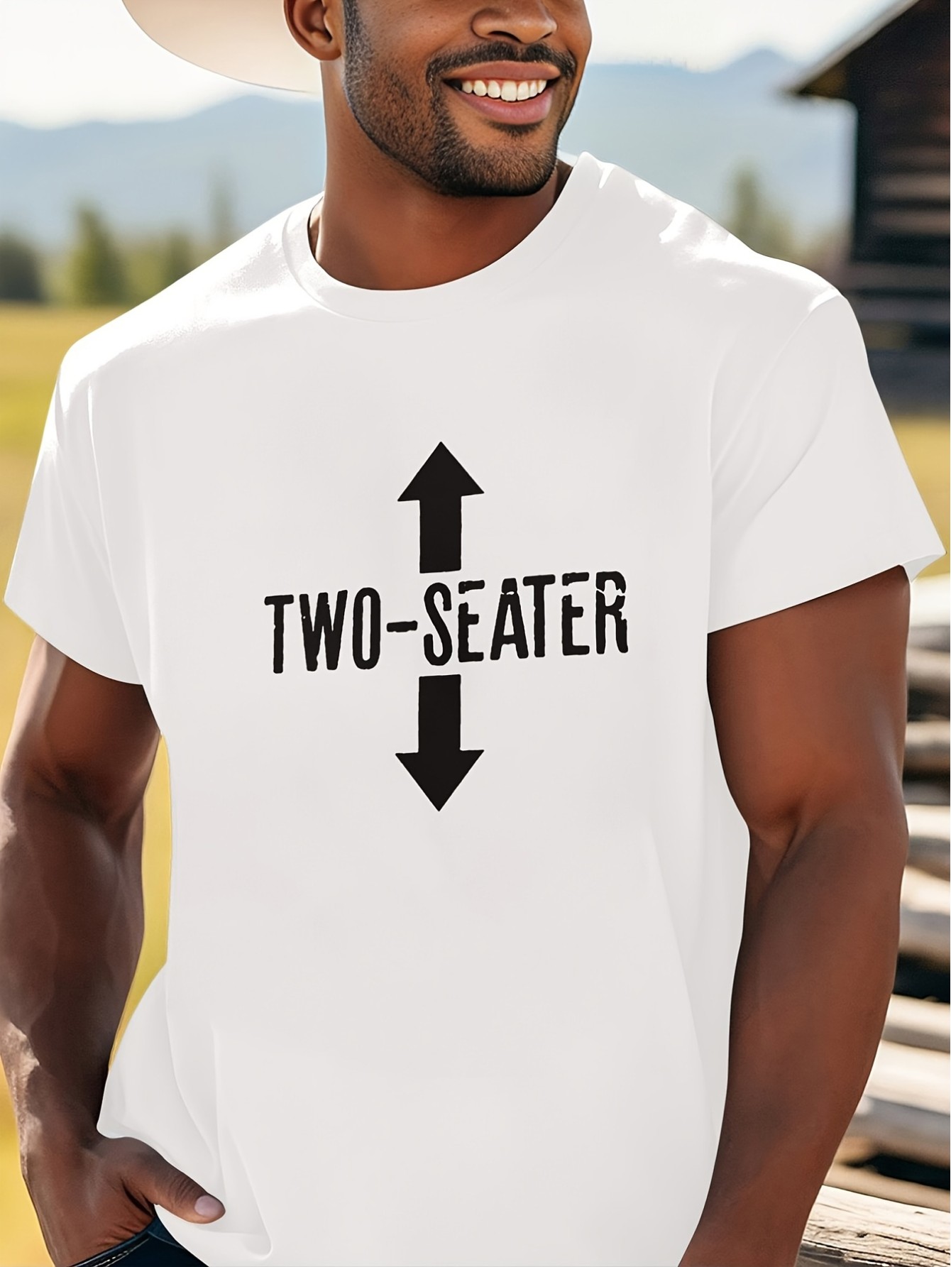 thumbnail image 1 of Men Fashion Casual Graphic Print T-Shirt - Short Sleeve, Comfortable & Stylish Tees Tops for Everyday Wear - Ideal Men Clothing, 1 of 2