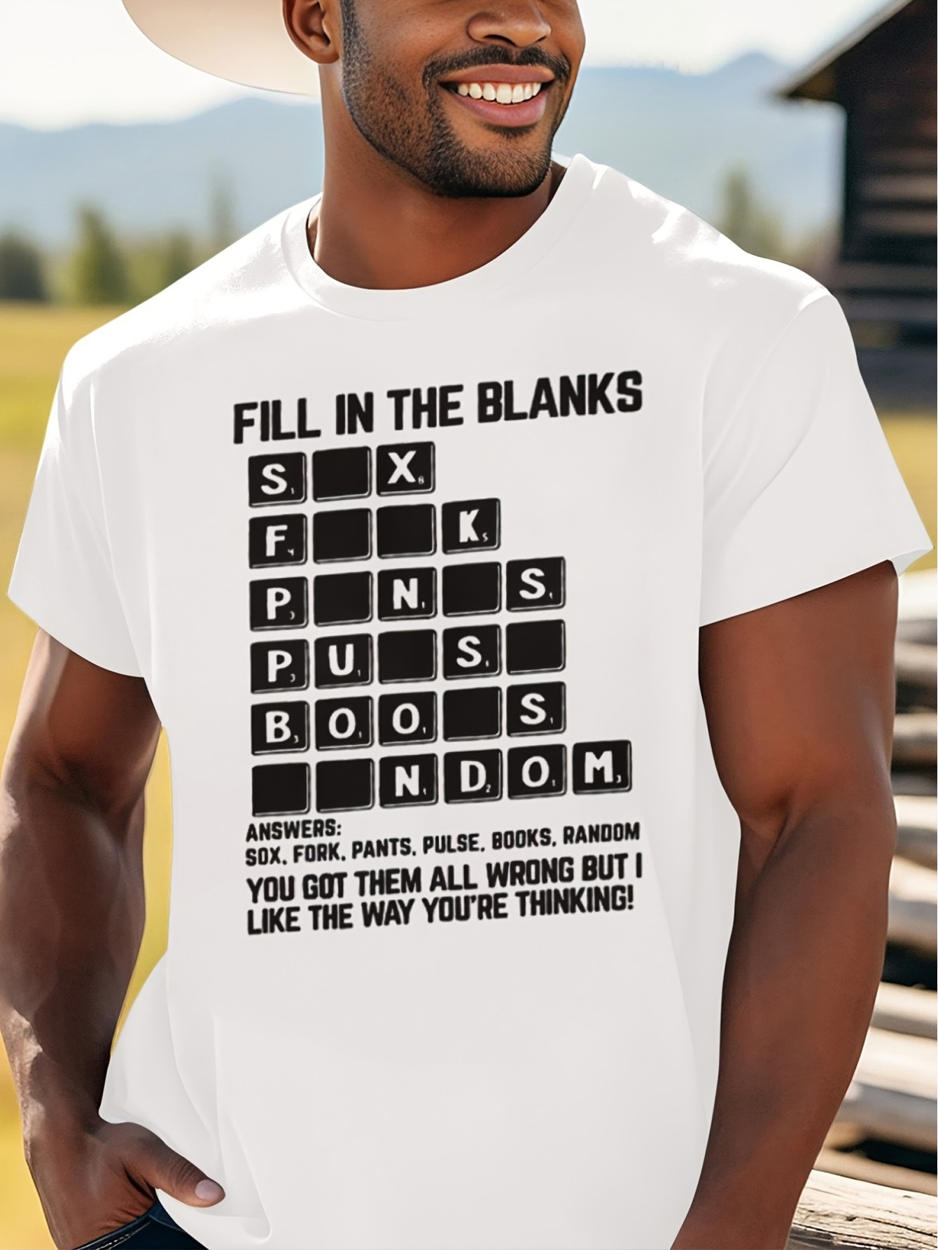 thumbnail image 1 of Casual Fashion T-shirt For Men, Graphic Print Short Sleeve Tees Tops, Men's Clothing, Short sleeves, Round Neck Tees, 1 of 2