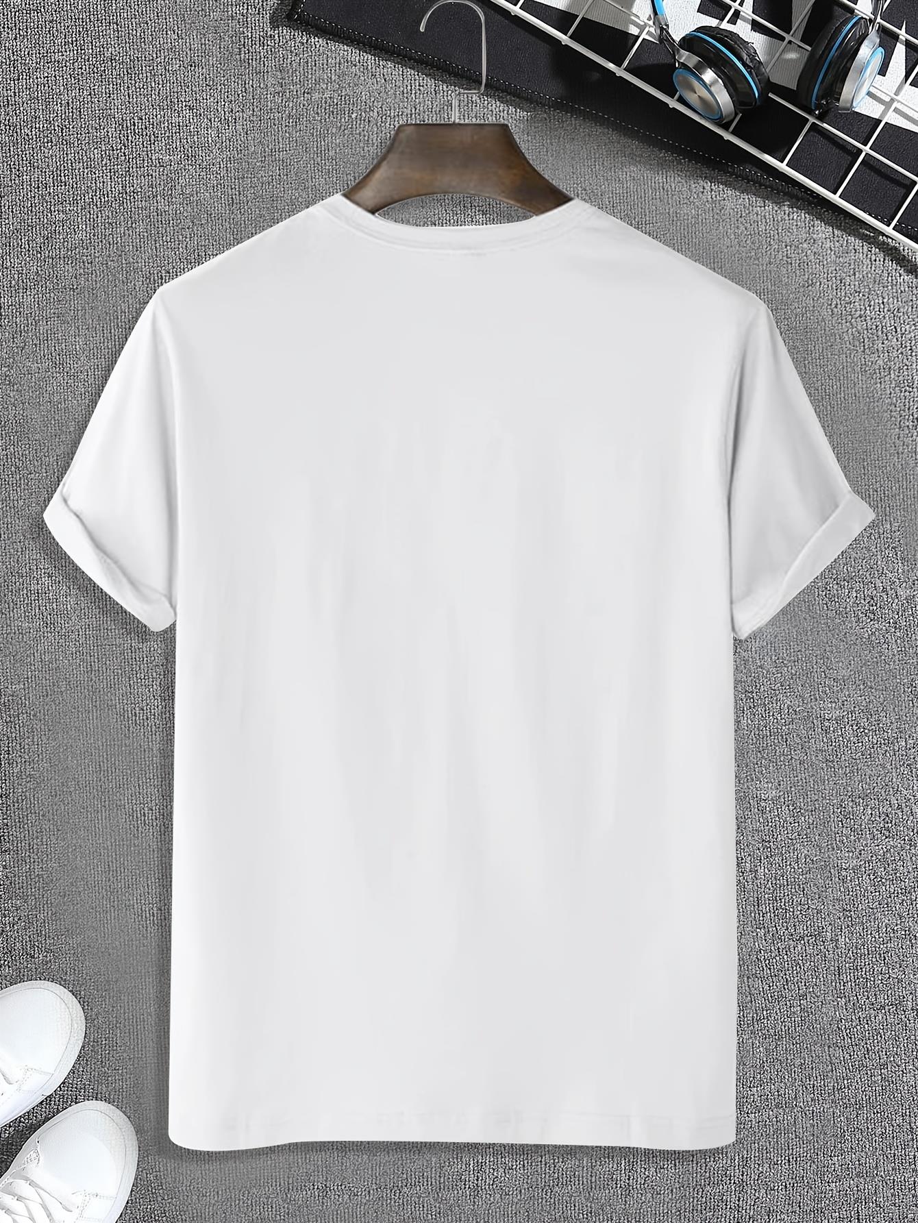 thumbnail image 3 of I Love Goth Girls Print, Men's Graphic Design Crew Neck Novel T-shirt, Casual Comfy Tees T-shirts for Summer, Men's Clothing Tops for Daily Vacation Resorts, 3 of 7
