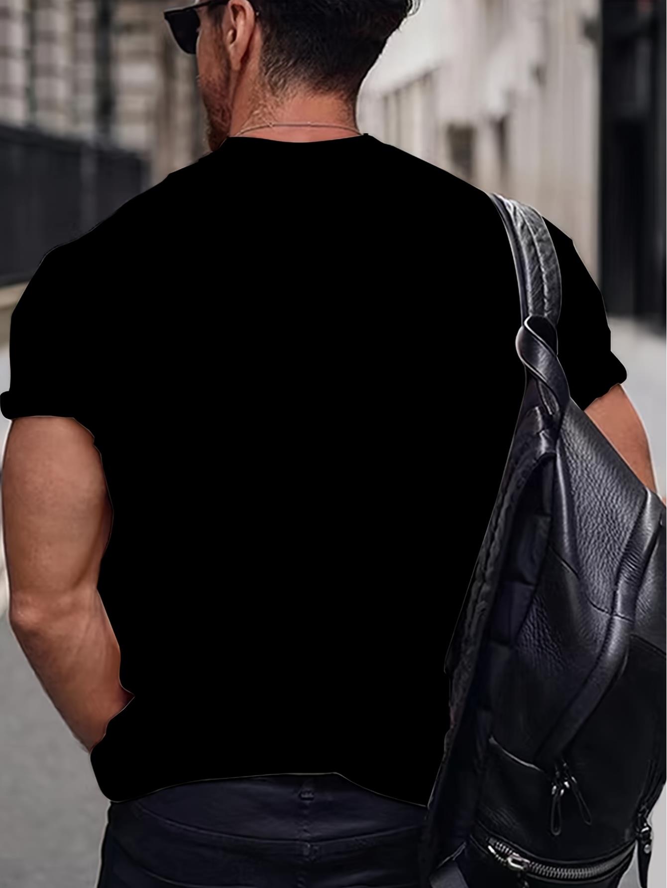 thumbnail image 2 of Men'S M.I.K.E. Humorous 'Man, I Know Everything' Graphic T-Shirt, Crew Neck Tee, Regular Fit, with Slight Stretch, for Casual & Party Wear, 2 of 4
