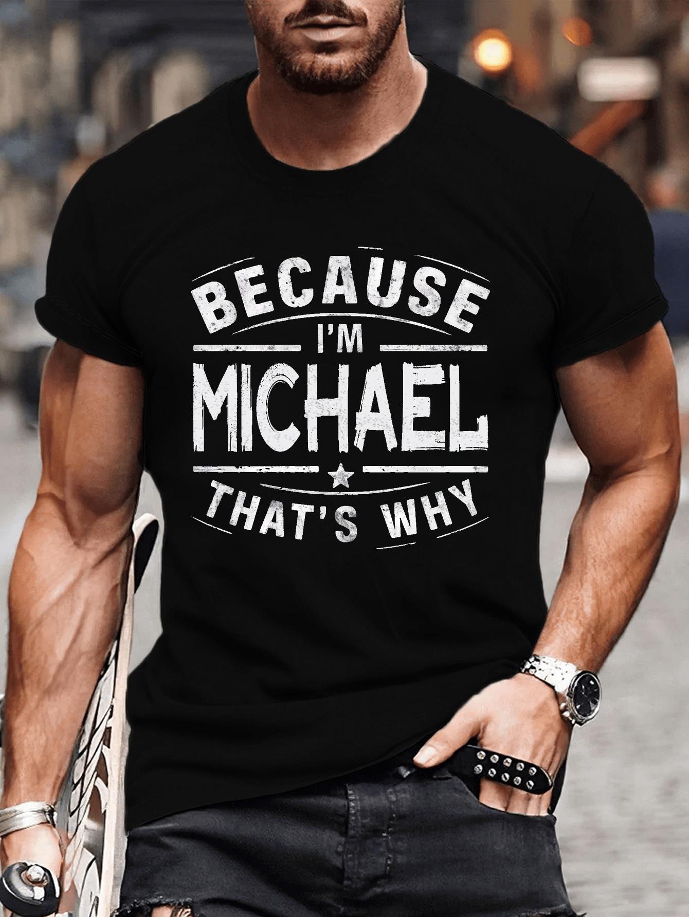 thumbnail image 1 of Men's Creative Summer Top, Casual Short Sleeve Crew Neck T-shirt, Men's Versatile Comfy Clothing For Daily Wear, 1 of 4
