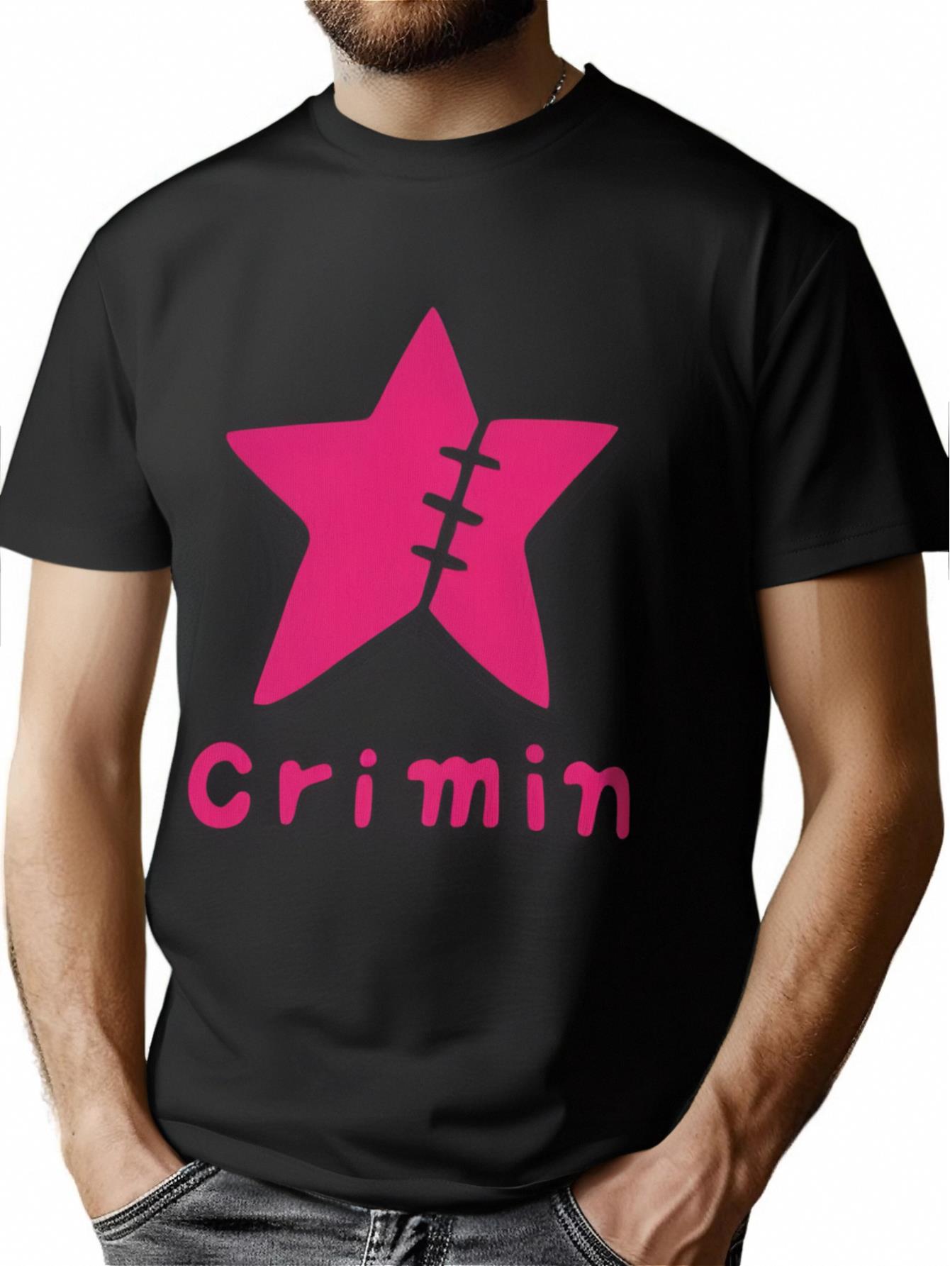thumbnail image 1 of One Piece Crimin Criminal Starfish ver2 Funny Men's Short Sleeve Graphic T-shirt, 1 of 4