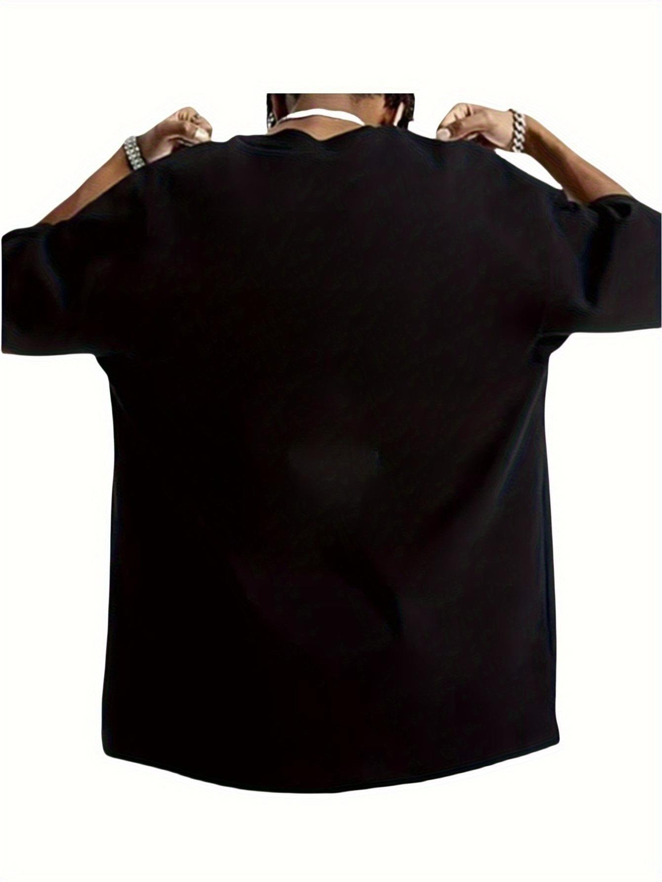 thumbnail image 2 of Street T-shirt Fancy Top Casual Wear Outdoor Print for Summer Events Crewneck Fashion Very Comfortable Men Elastic, 2 of 6