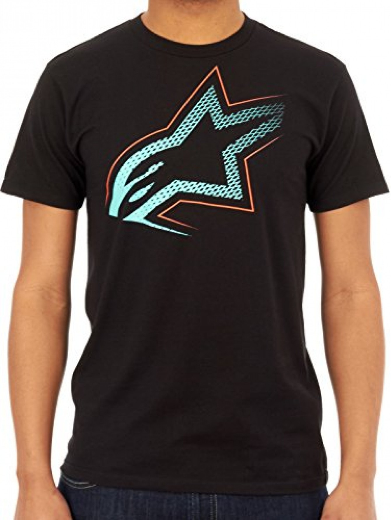 thumbnail image 1 of 100% Cotton Black Graphic Tee - Highmark Men's Casual Short Sleeve Shirt for Everyday & Outdoor Activities, Large, 1 of 4