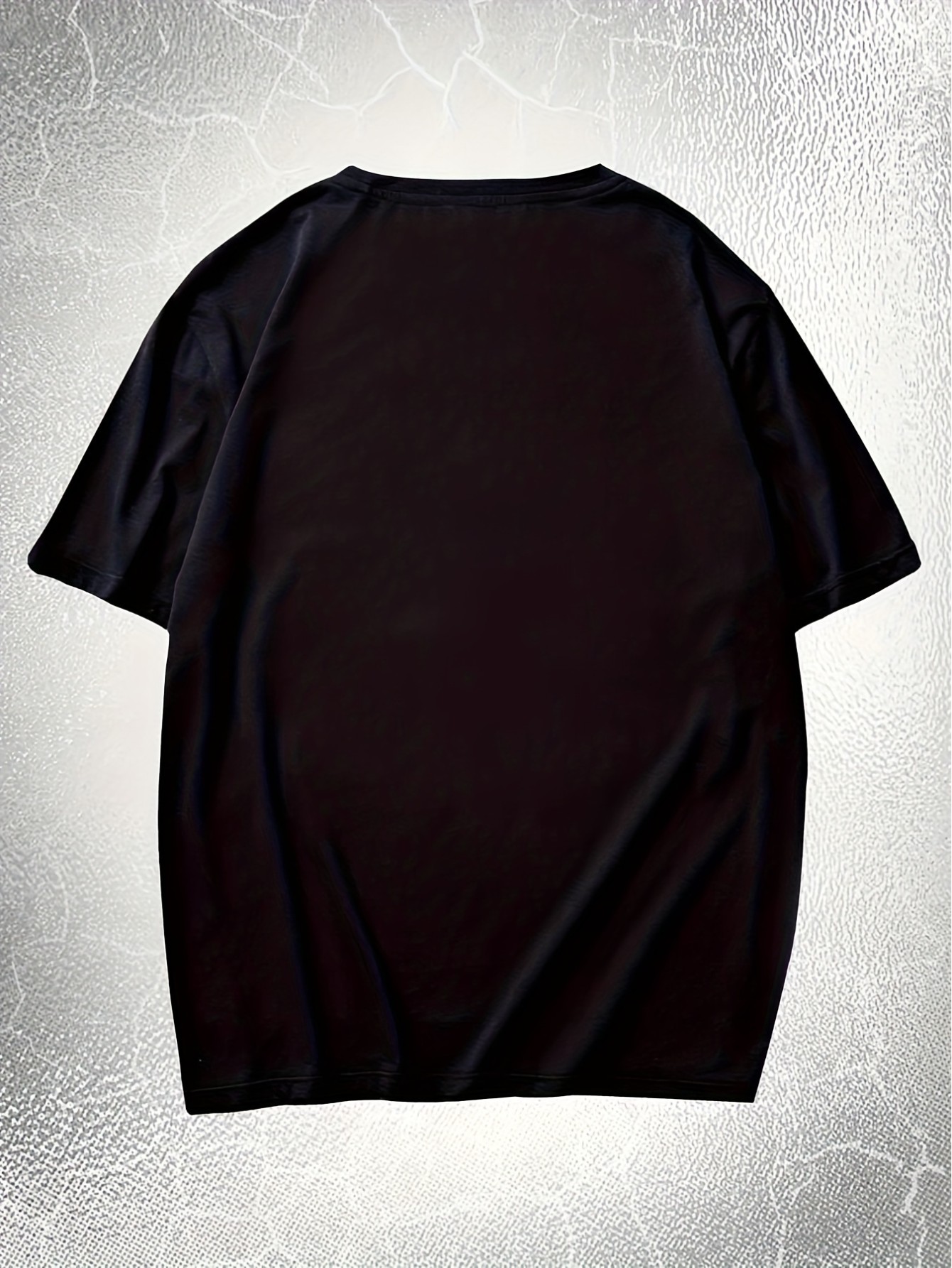 thumbnail image 2 of Comfortable And Versatile Men's Crew Neck Moon Print Short Sleeve Sports T-shirt, Athletic Style, For Summer And Spring, Comfort Fit, 2 of 6