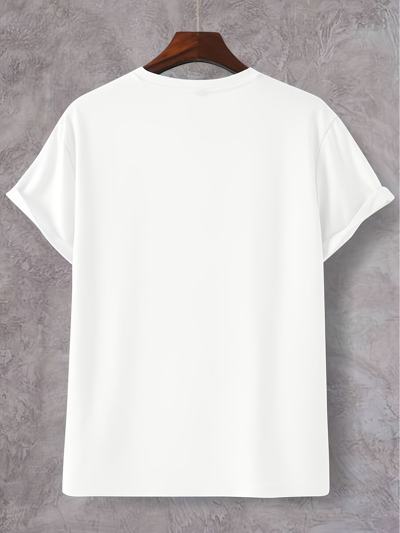 thumbnail image 2 of Comfortable And Versatile Men's Crew Neck Moon Print Short Sleeve Sports T-shirt, Athletic Style, For Summer And Spring, Comfort Fit, 2 of 5