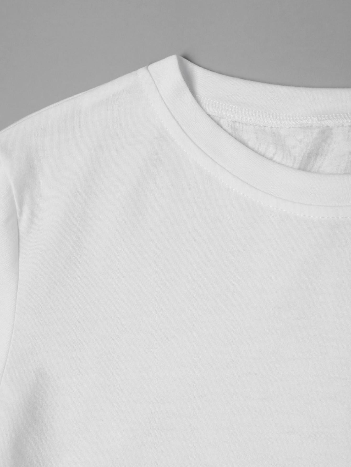 thumbnail image 5 of Men's Daddy And Baby Fist Bump Graphic Tee, Crew Neck, Polyester - Casual Summer Knitted T-Shirt, 5 of 6