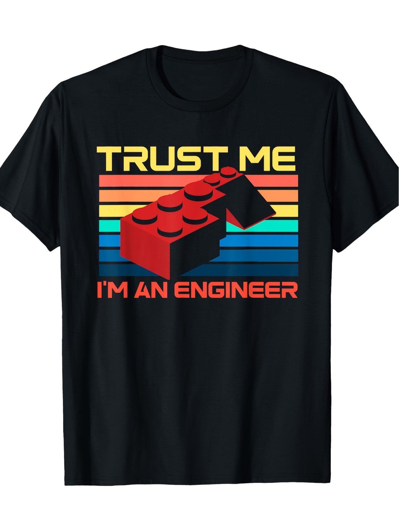 thumbnail image 2 of Engineer Master Builder Building Blocks Bricks Bricklayer T-Shirt220g, 2 of 7