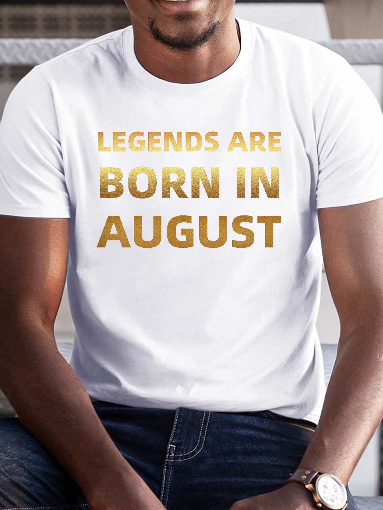 legends August pure cotton men's Tshirt comfort fit