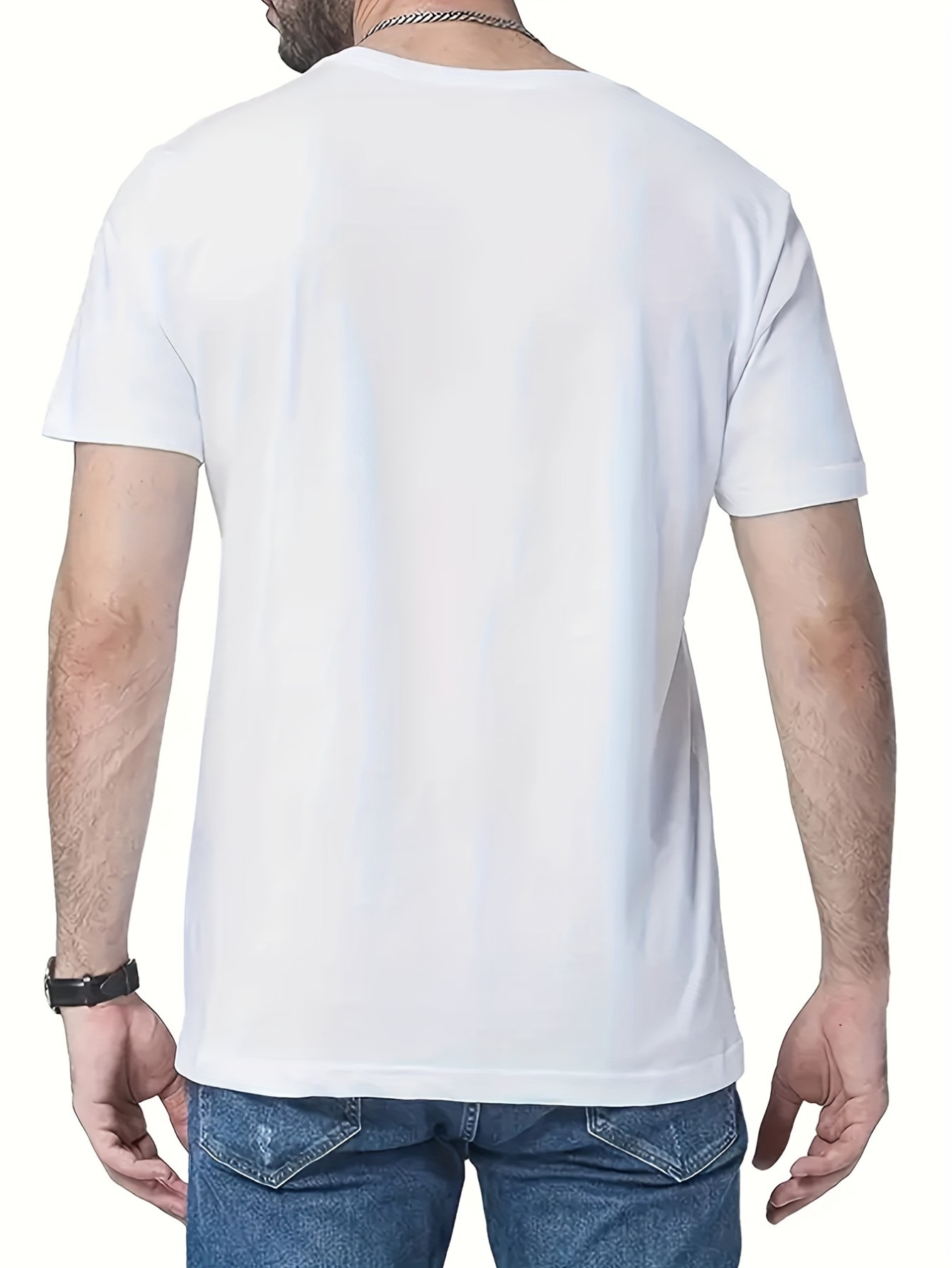 thumbnail image 3 of [Comfortable Cotton T-shirt] Summer Comfortable Cotton Men's Short-sleeved T-shirt - Personalized Printing Novel Tops - THIS IS NO TIME TO BE SOBER, 3 of 6