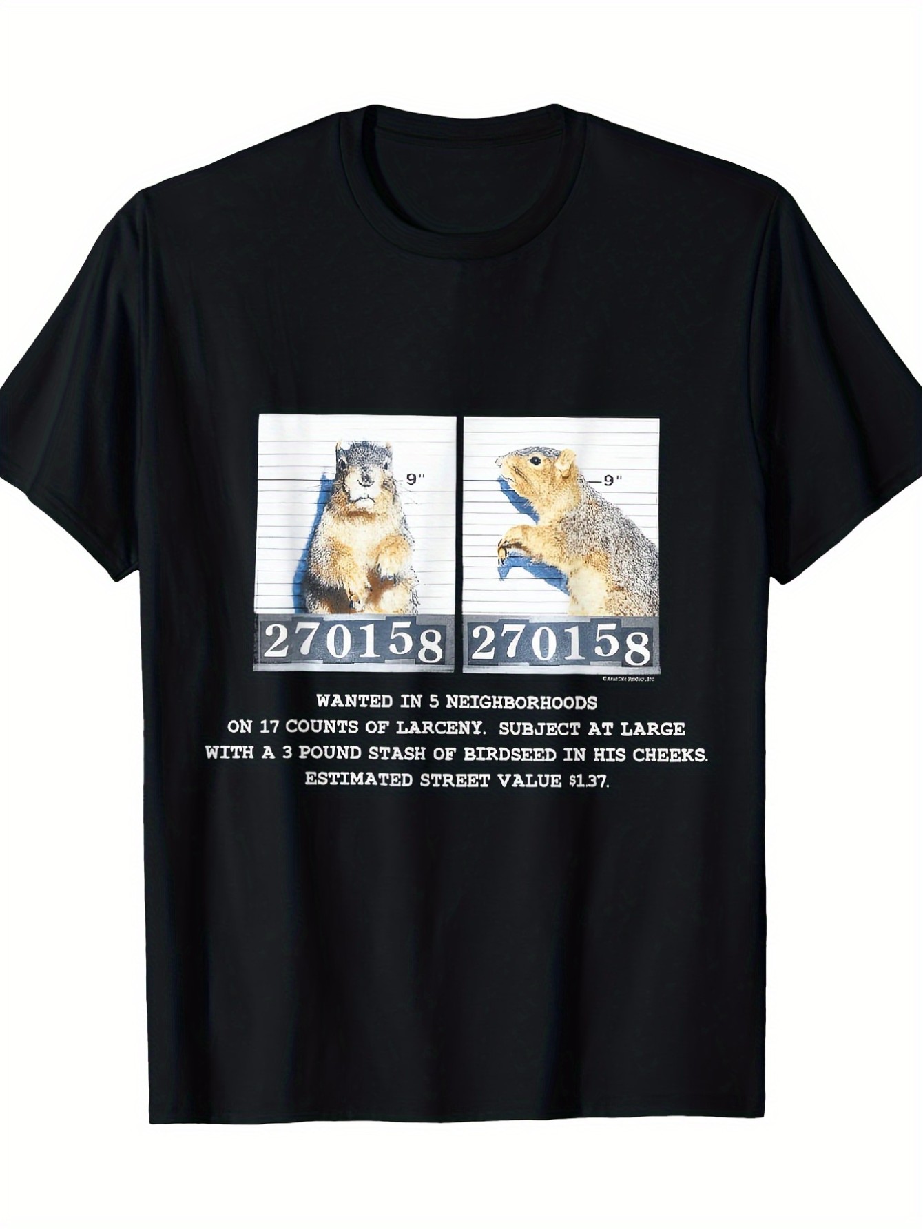 thumbnail image 2 of Two Cute Squirrel T-Shirt - 220g, 2 of 7