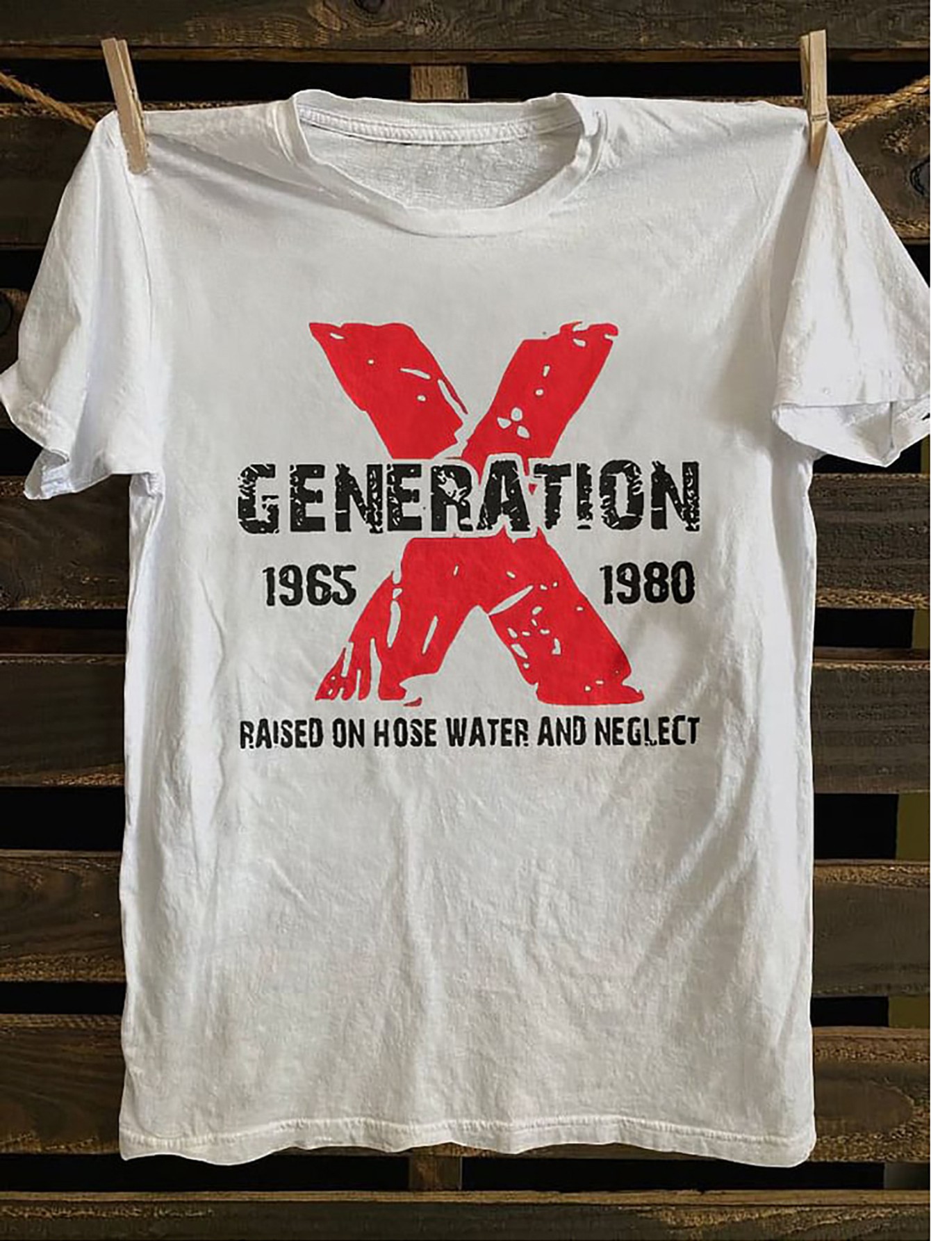 thumbnail image 2 of Punk Rock Band, TV Poster Elements, Fun Thriller Design Pattern T-Shirt, Soft 100% Pure Cotton, Casual Men's Versatile - Printed and Shipped in the USA, Casual Wear | Punk Rock Tee | Stretchable Fabr, 2 of 7