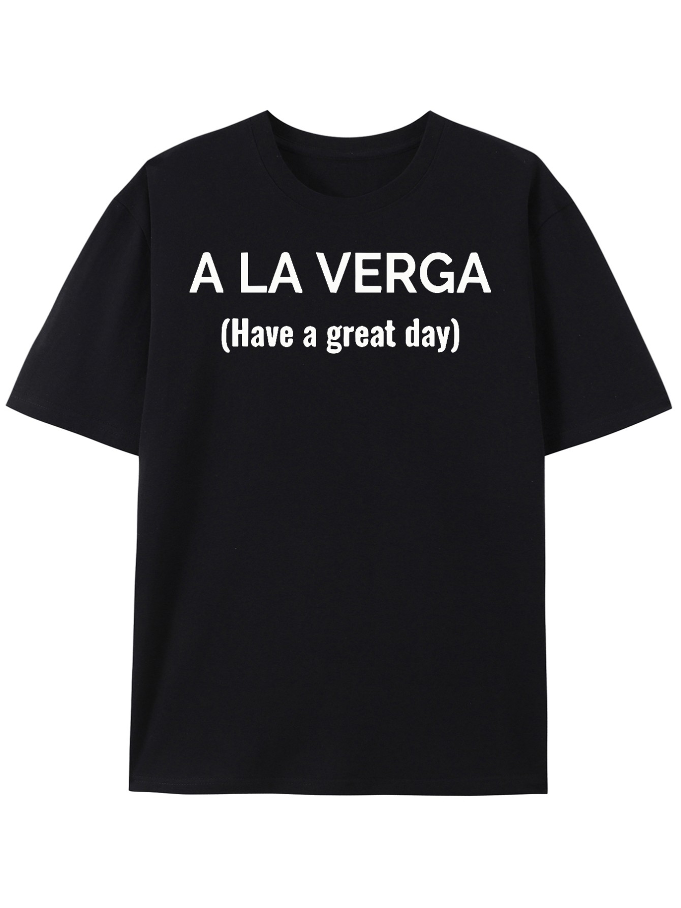 thumbnail image 2 of Black T-shirt-5389 Funny Men'S Short Sleeve Graphic T-shirt Collection Black, 2 of 7