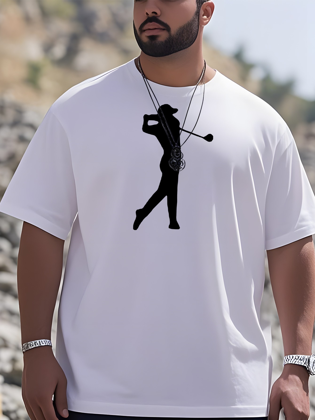 thumbnail image 1 of Trendy Men'S Graphic T - Shirts, Pop - Culture - Inspired Casual Print Tees, Spring And Summer Trendy Pattern Design Fashion Short Sleeves for The Young And Stylish, 1 of 6