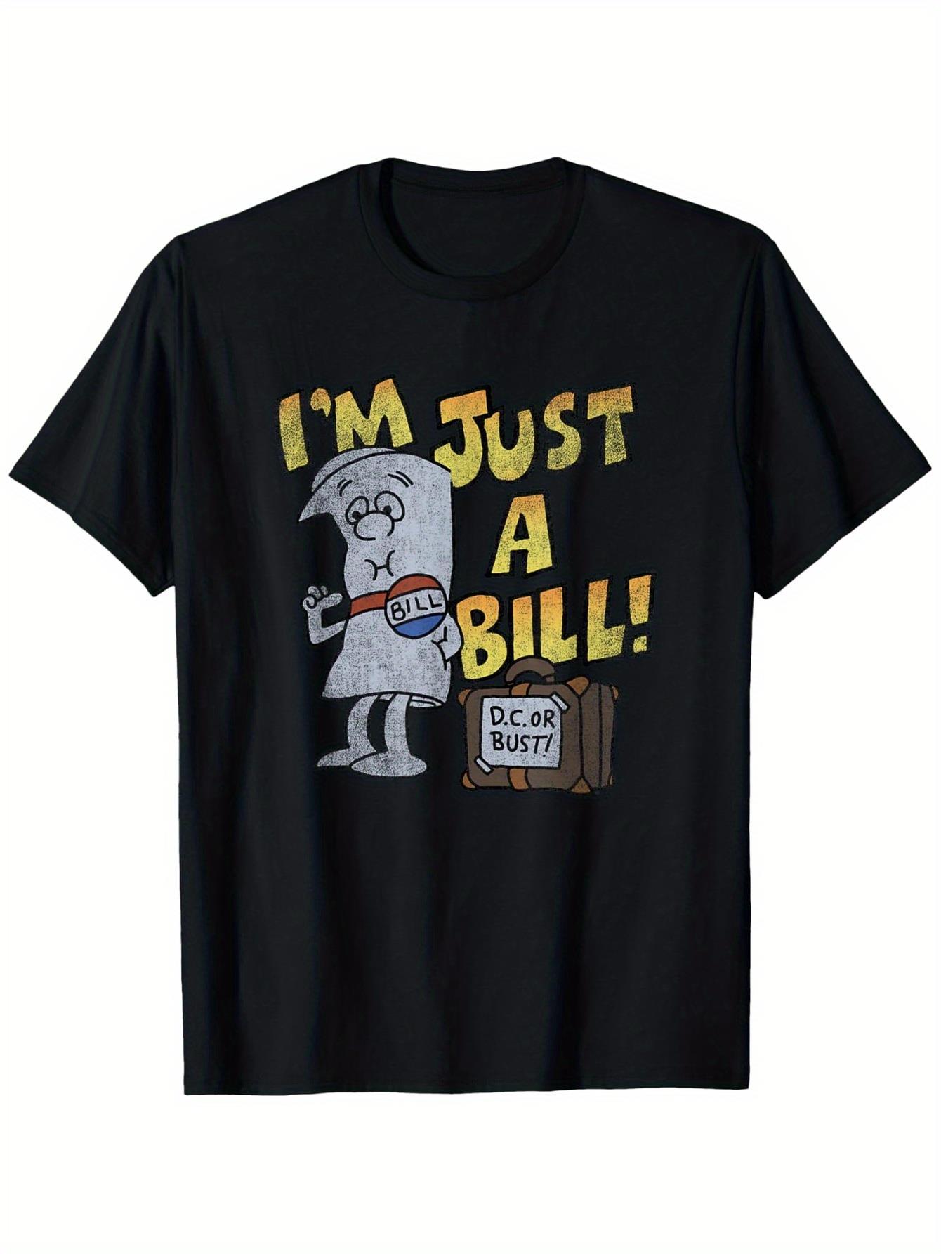 thumbnail image 2 of Ripple Junction X Schoolhouse Rock I'm Just a Bill Congress T-shirt, Men'S T-shirt Pattern Humor, Suitable for Women, Christmas Gift, Humor T-Shirt Pattern, T-shirt with Humorous Statement, Vintage T, 2 of 6