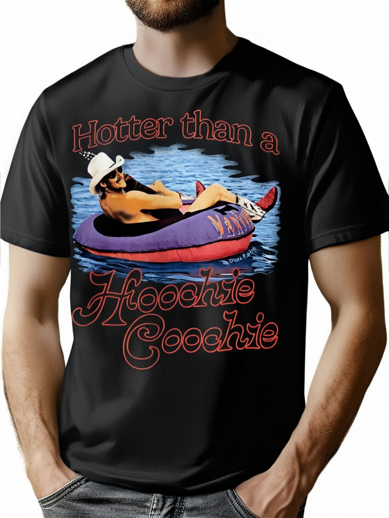 thumbnail image 1 of Portrait Black Short Sleeve T-Shirt, 1 of 6